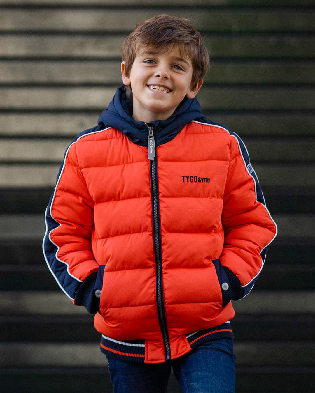 Winterjas Jos Donker Oranje - TYGO&vito