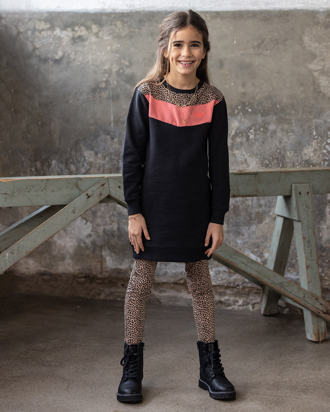 Legging All-Overprint Penny Camel - TYGO&vito