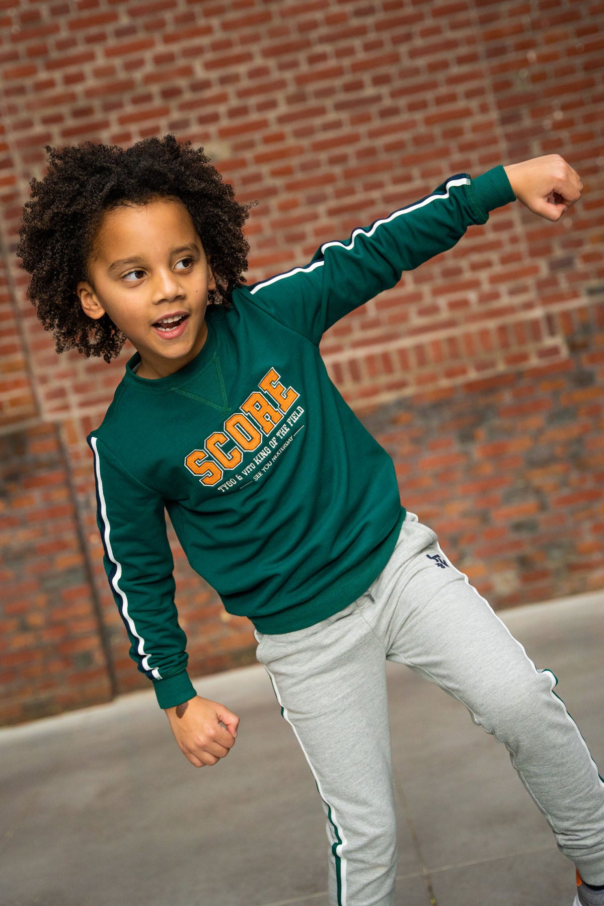 Sweater Sam Donker Groen - TYGO&vito