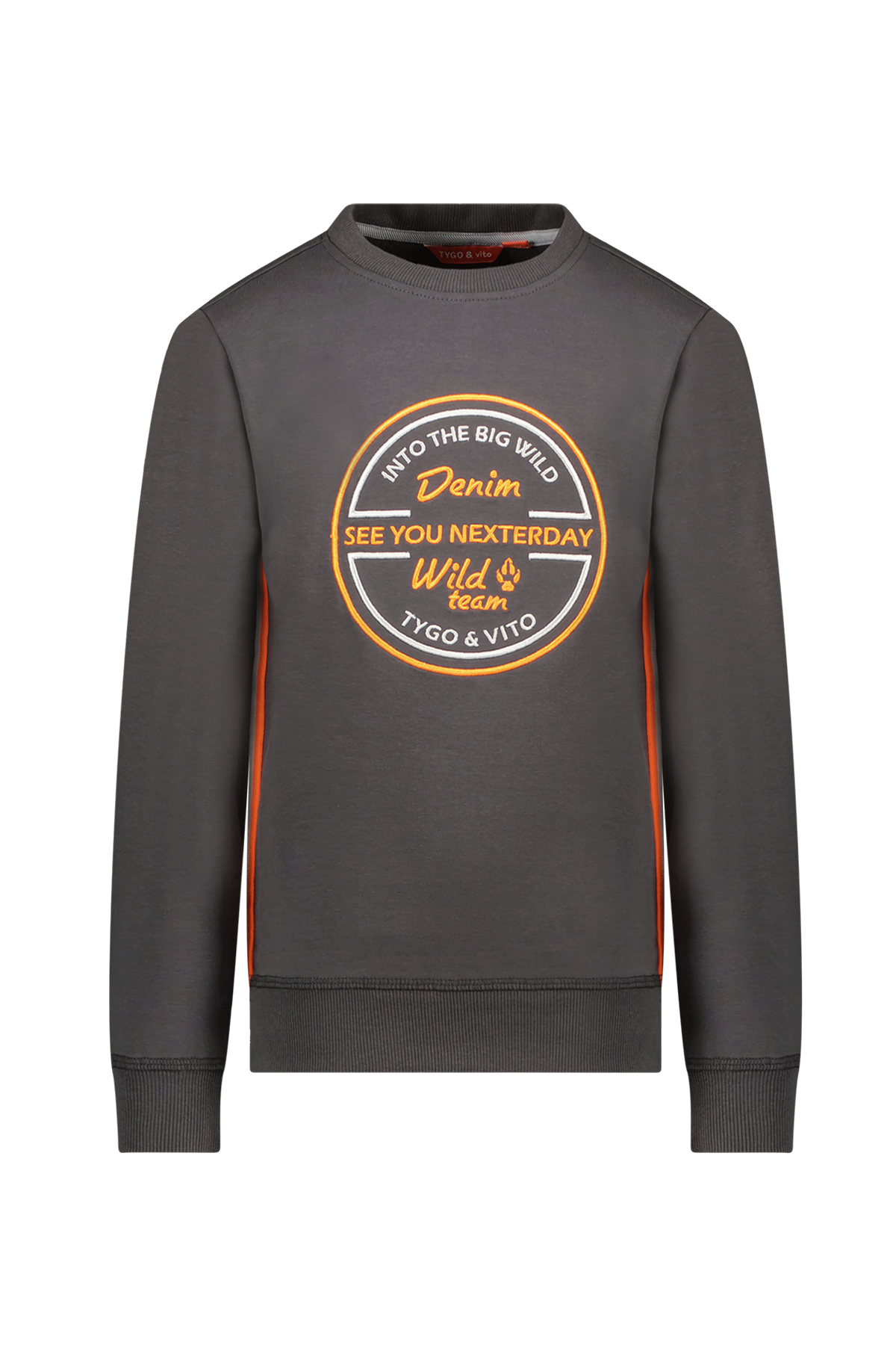 Sweater Sten Antraciet Grijs - TYGO&vito