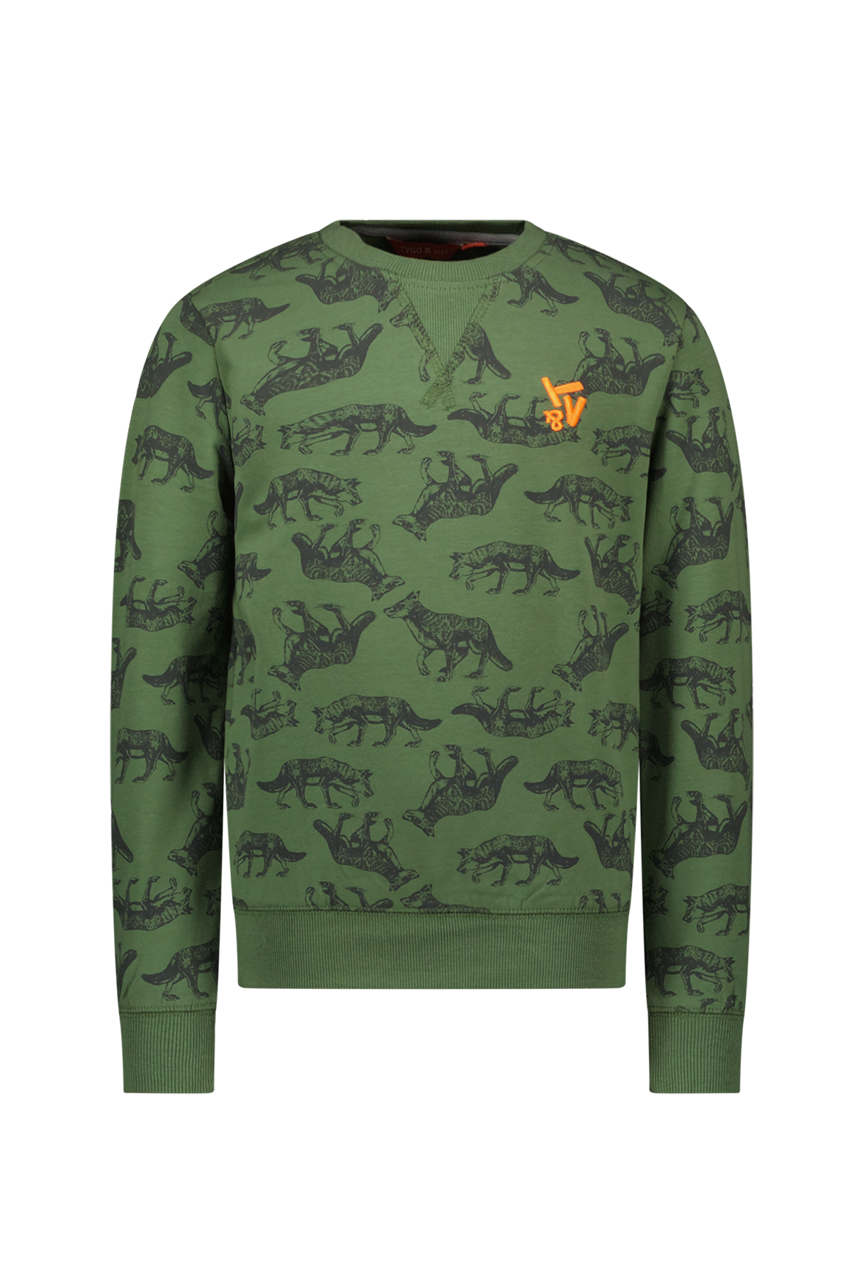Sweater All-Overprint Jesse Olive - TYGO&vito