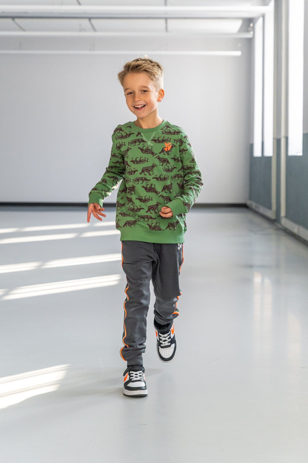 Sweater All-Overprint Jesse Olive - TYGO&vito