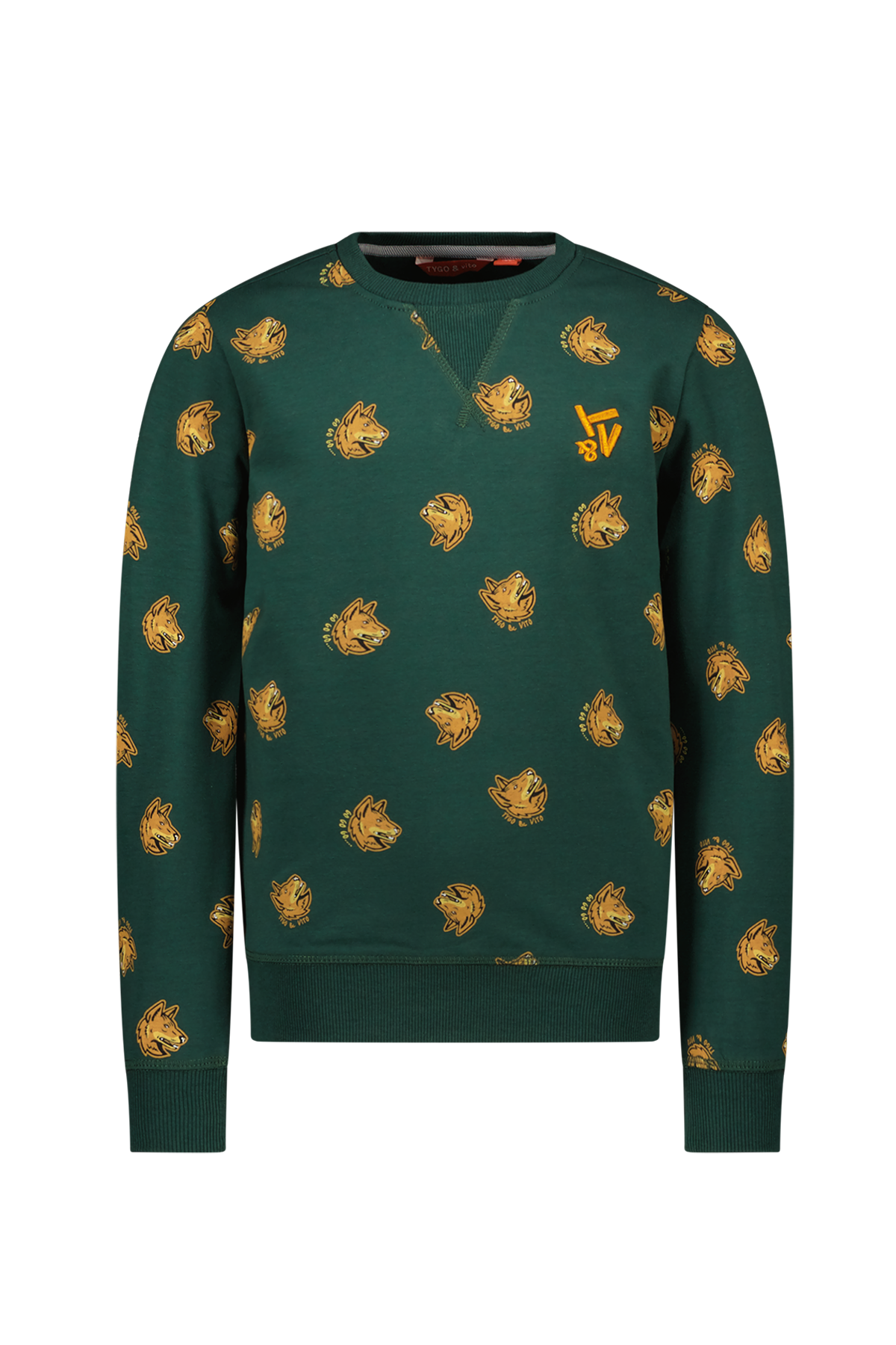 Sweater All-Overprint Jesse Donker Groen - TYGO&vito