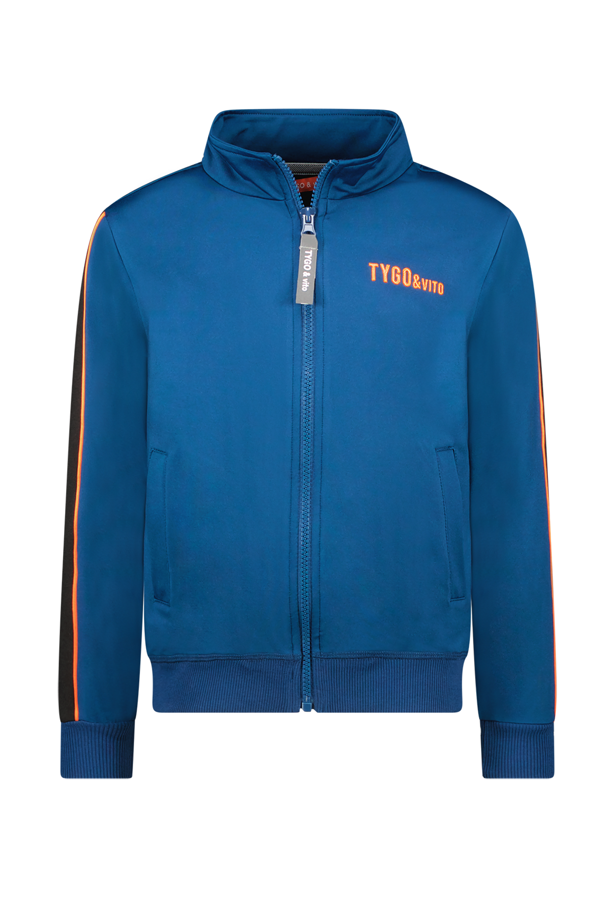 Vest Met Rits Vigo Blauw - TYGO&vito