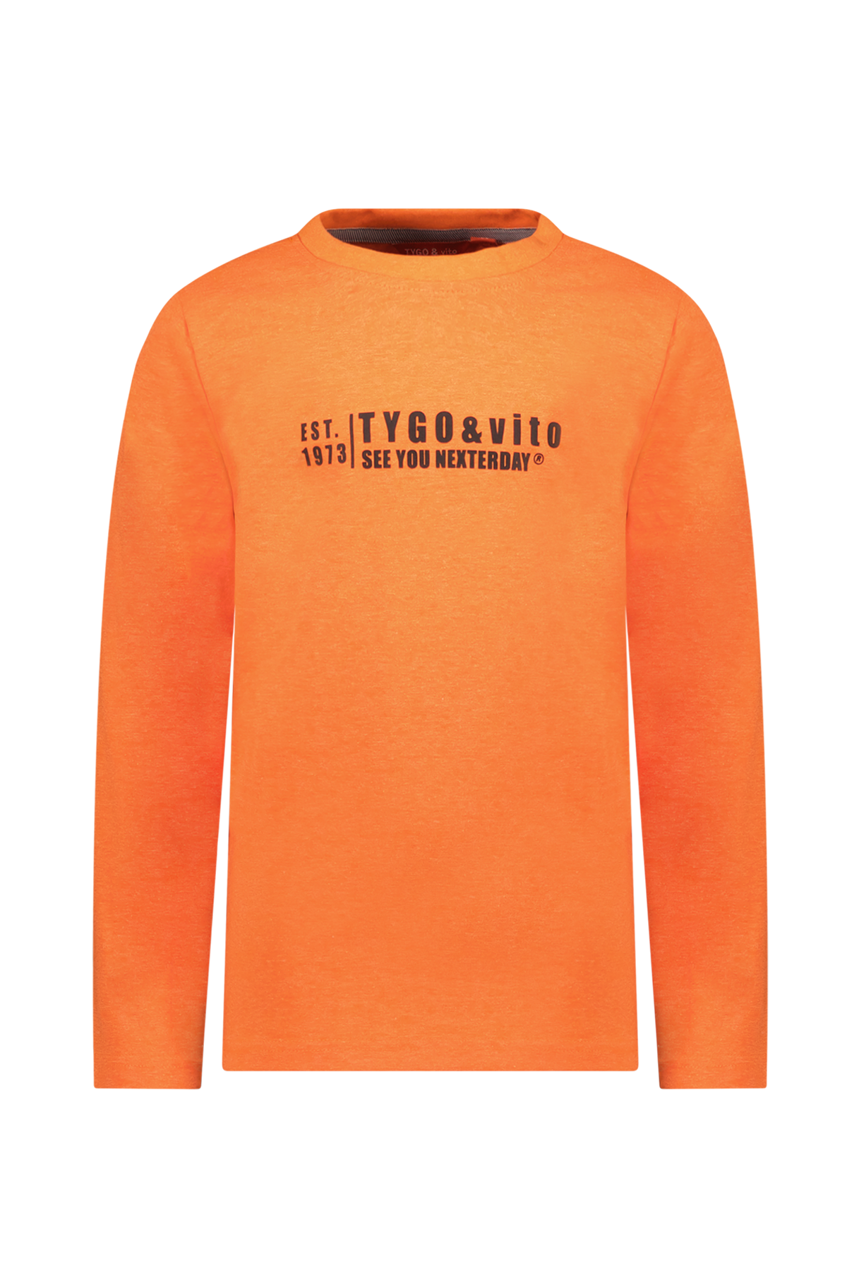 T-shirt lange mouw Dani oranje clownfish