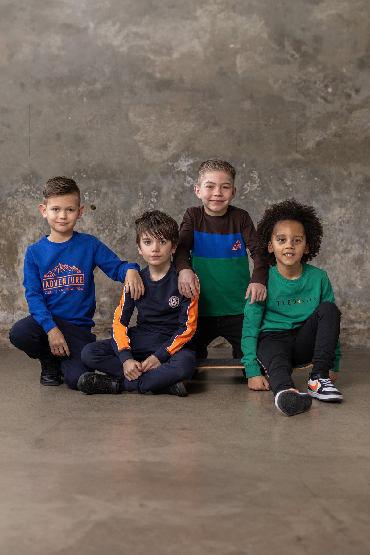 Sweater Sander Donker Blauw - TYGO&vito