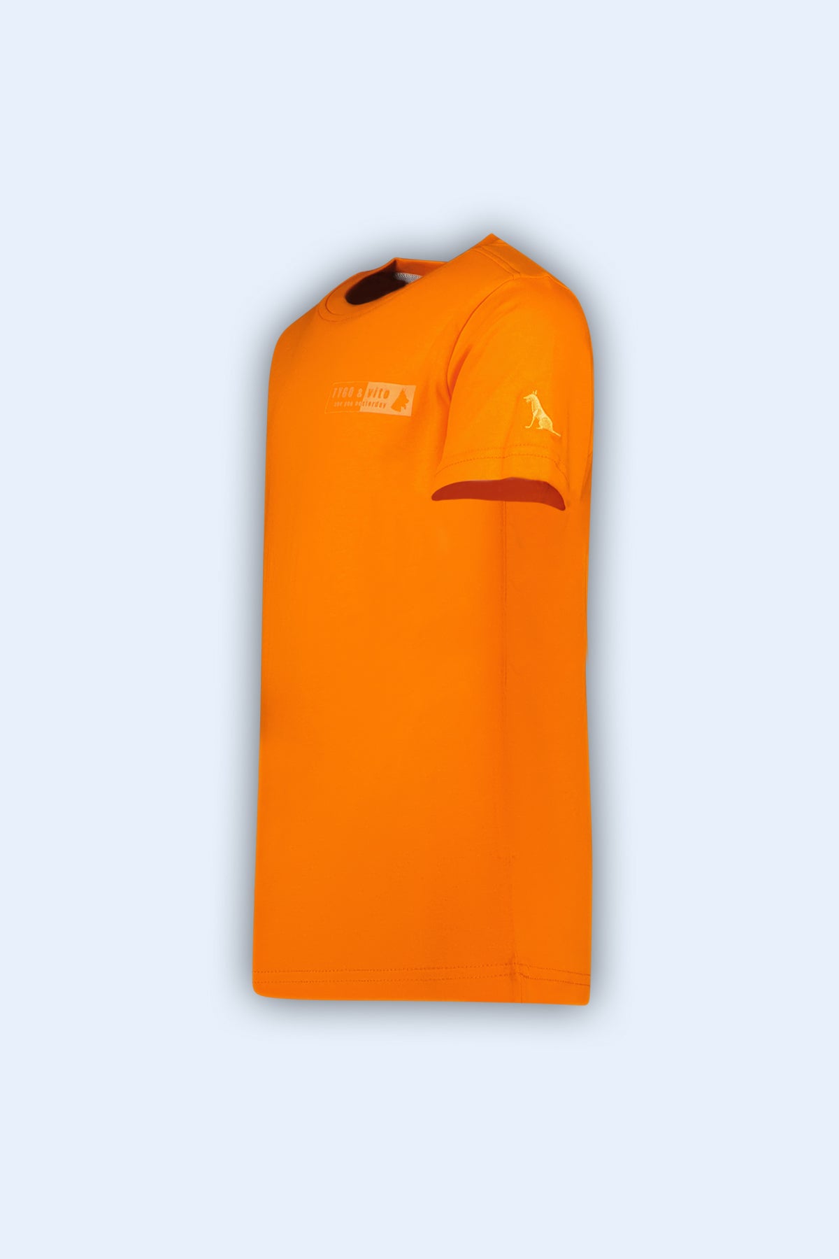 T-shirt Tijn oranje