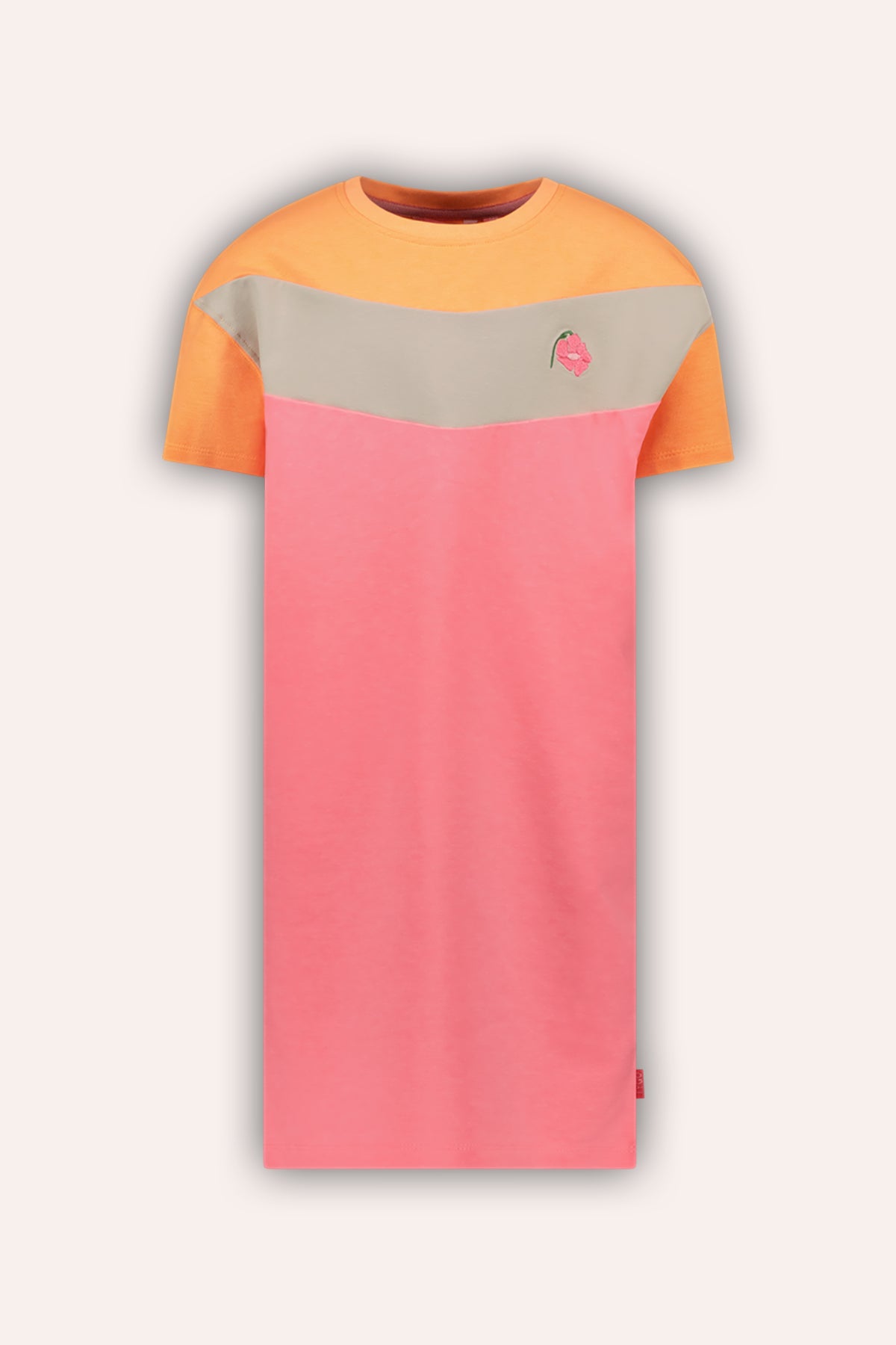 Sweatdress Nelly Neon Koraal - TYGO&vito