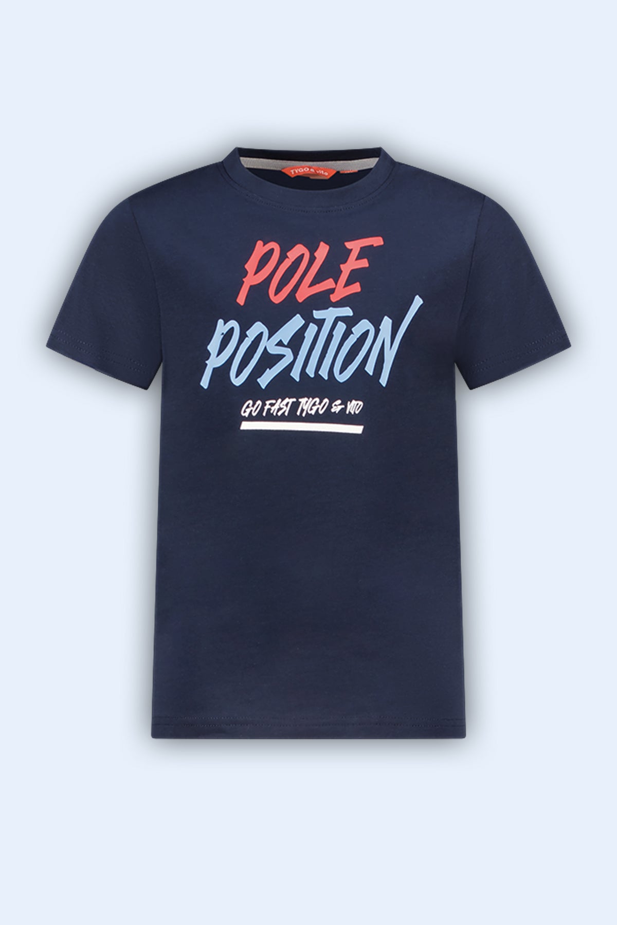 T-Shirt Jaimy Blauw - TYGO&vito