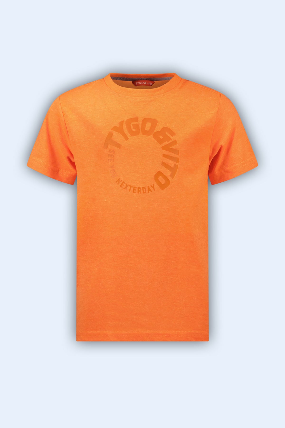 T shirt James neon orange