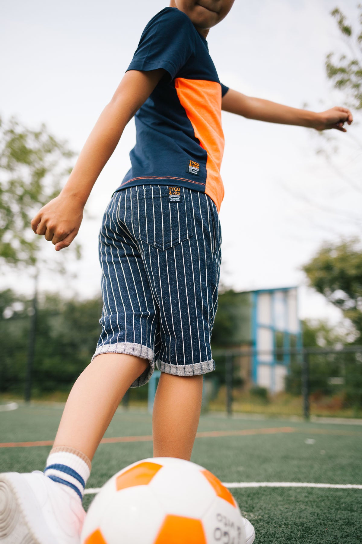 Jogshort Billy Donker Blauw - TYGO&vito