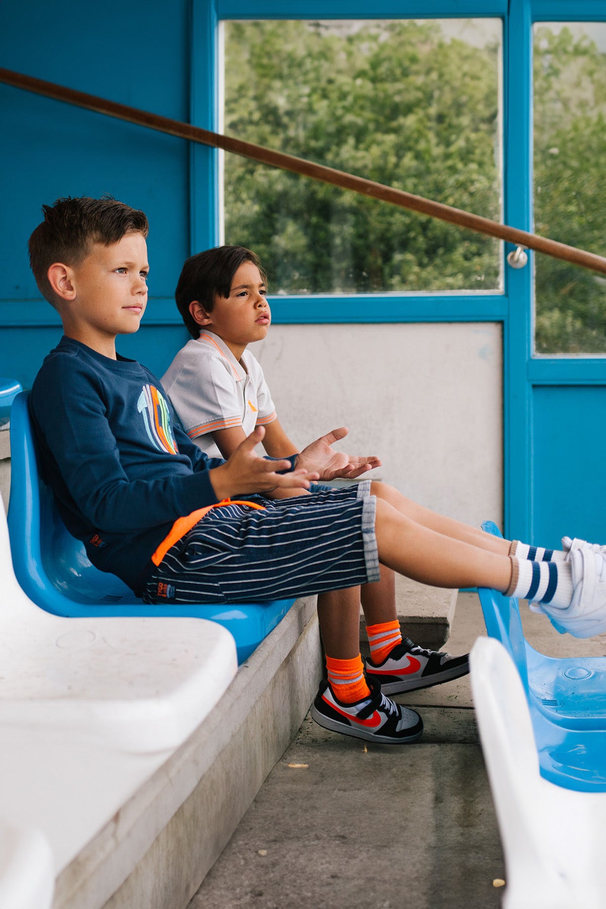 Jogshort Billy Donker Blauw - TYGO&vito