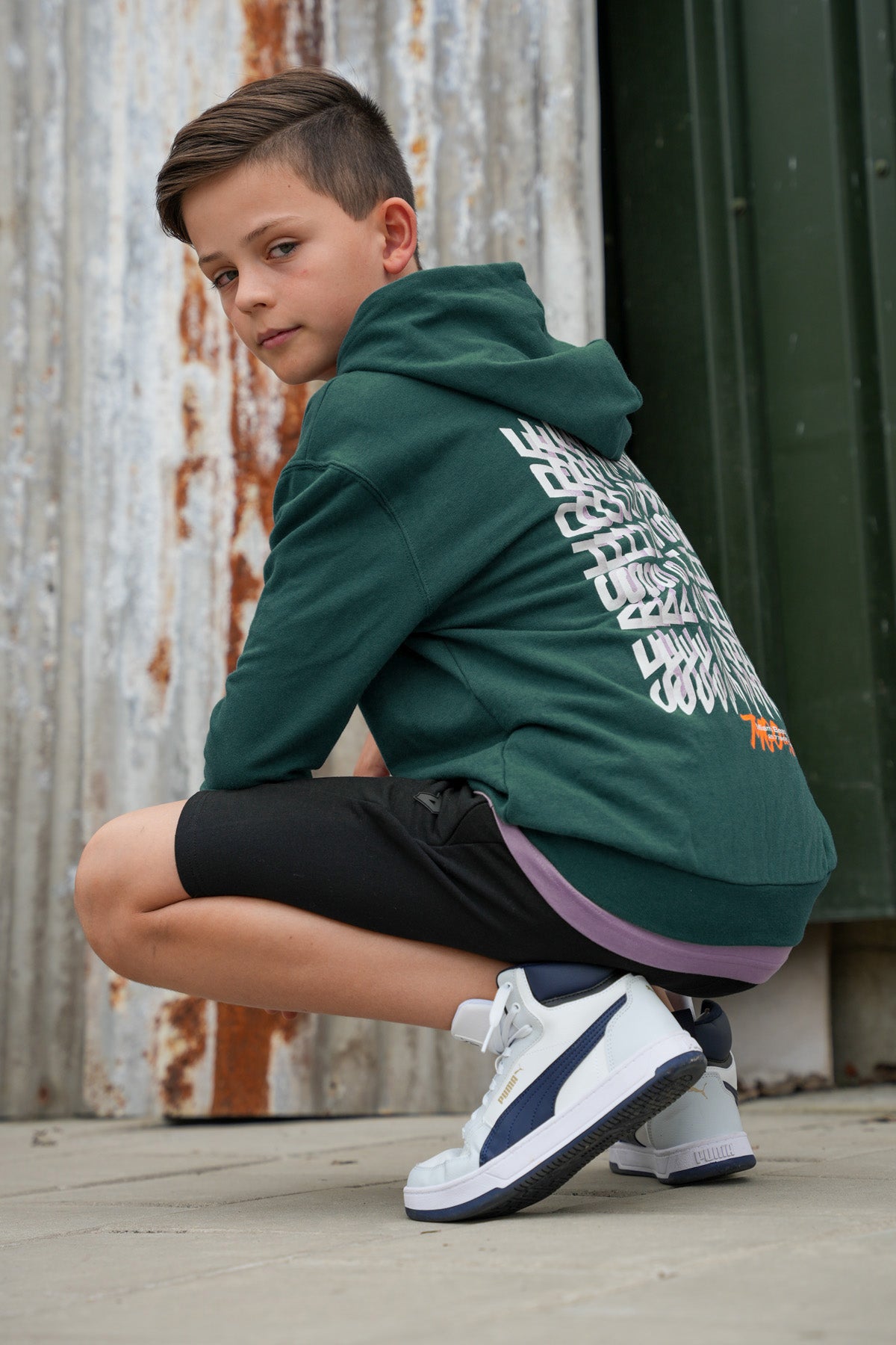 Hoody Nigel Donker Groen