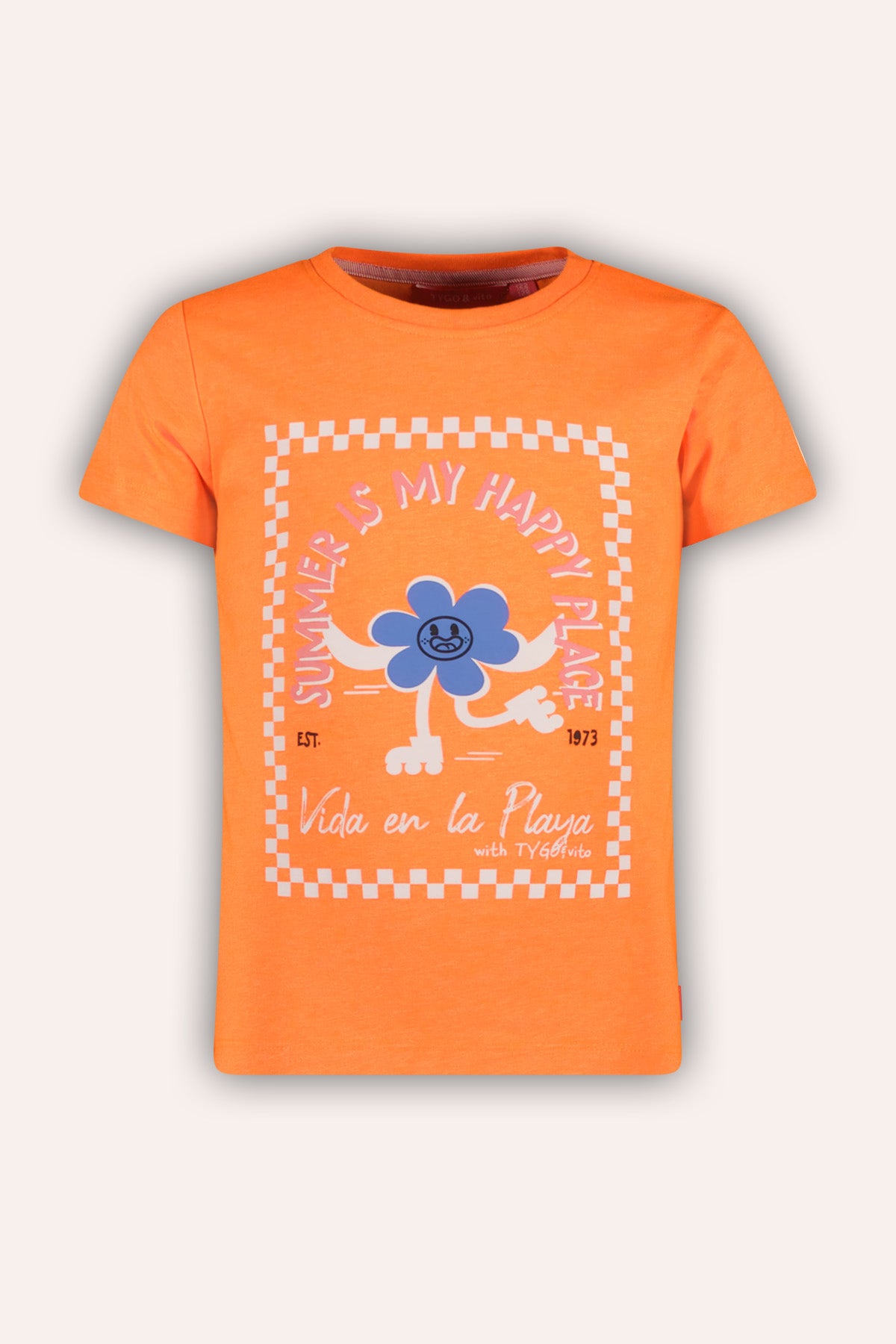 T-shirt Taylor Neon Oranje