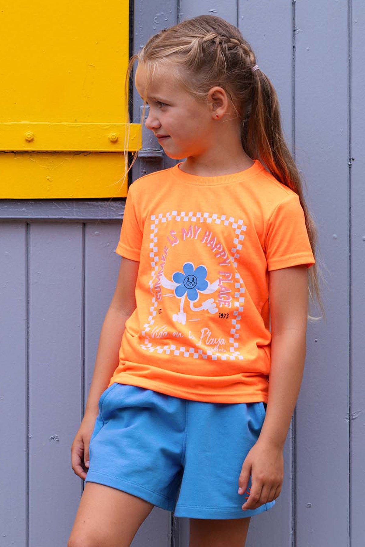 T-shirt Taylor Neon Oranje