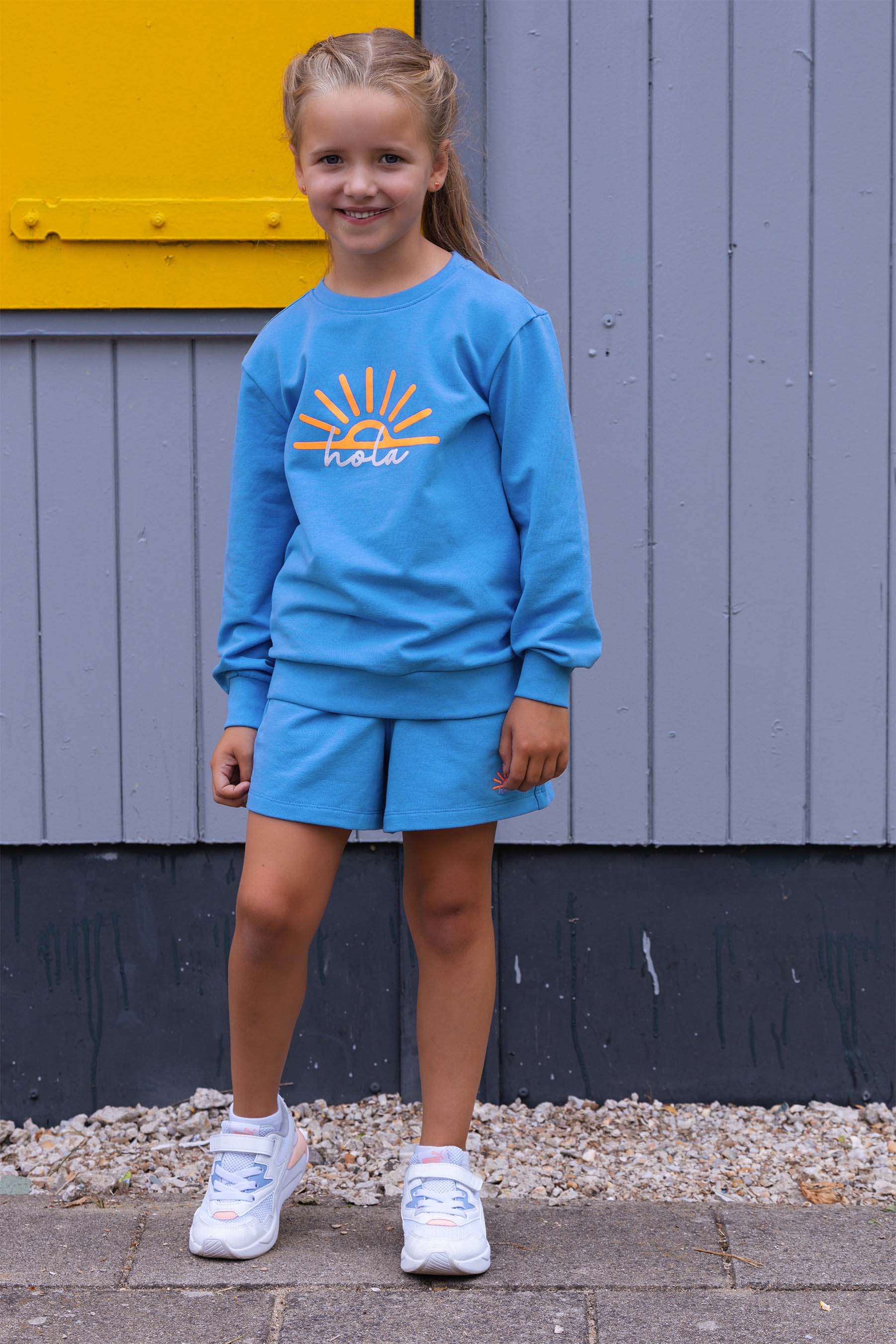 Sweatshort Bibi Blauw