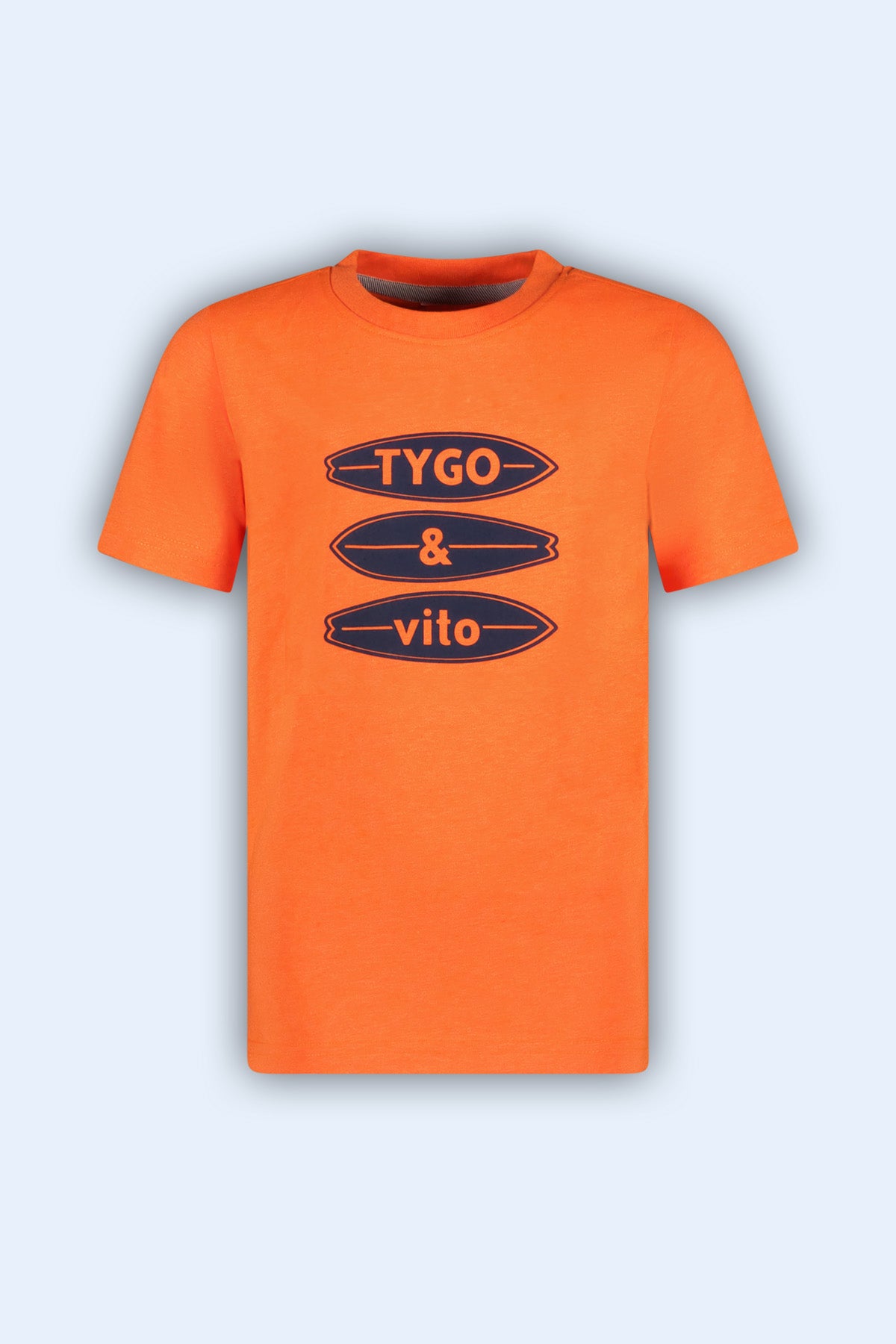 T-shirt James Neon Oranje*