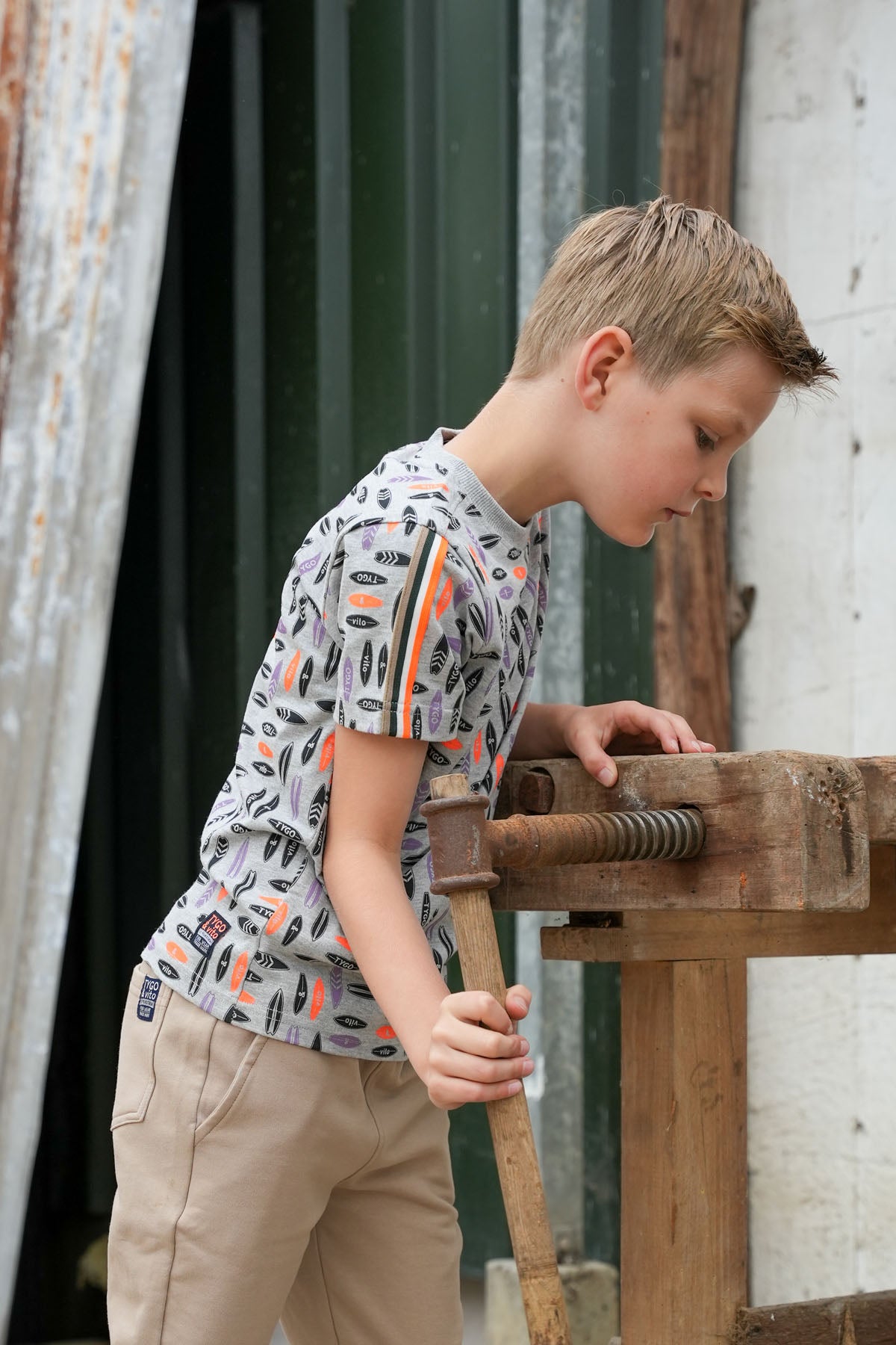 T-shirt Desmond Grey Melee