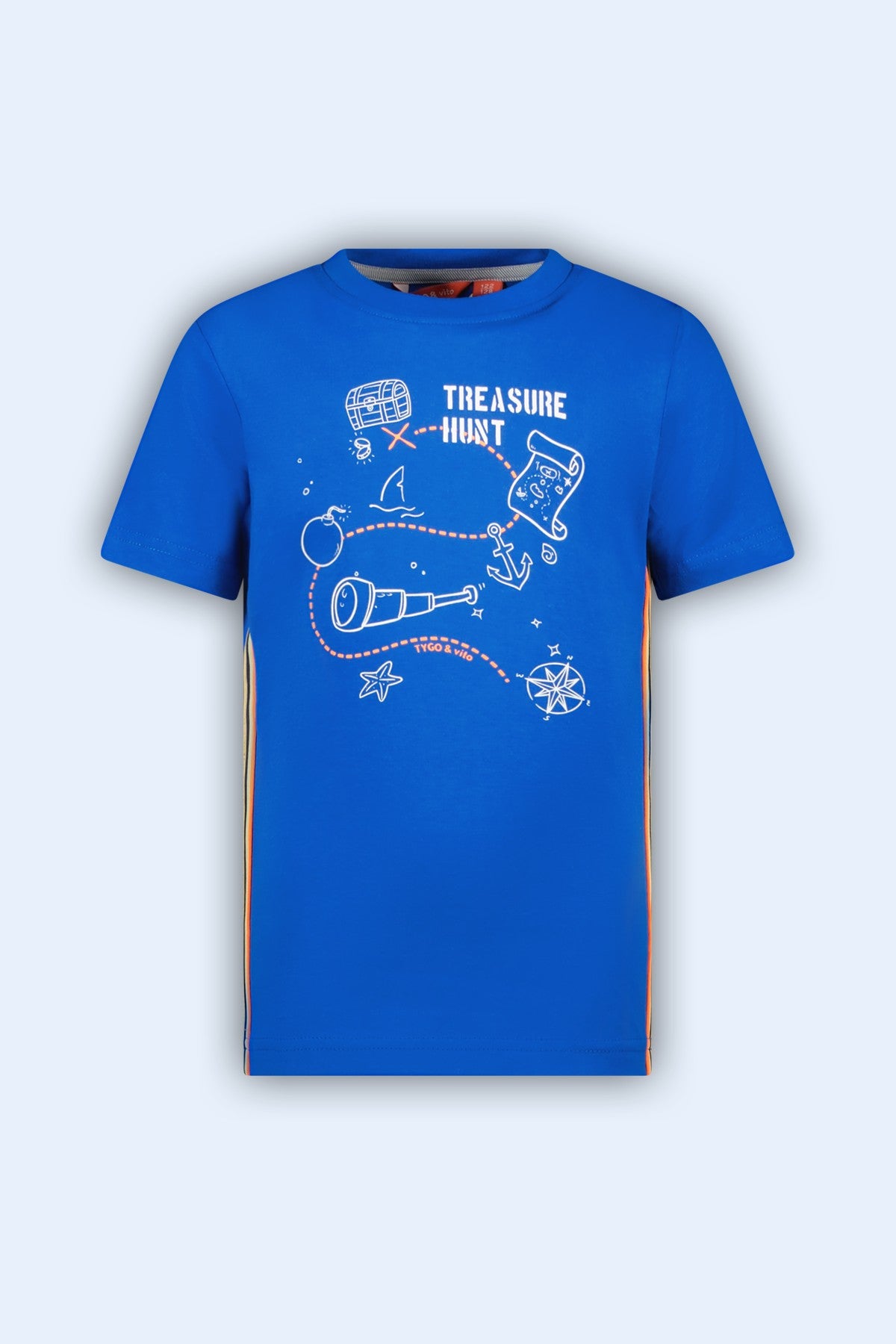 T-shirt Wessel Blauw