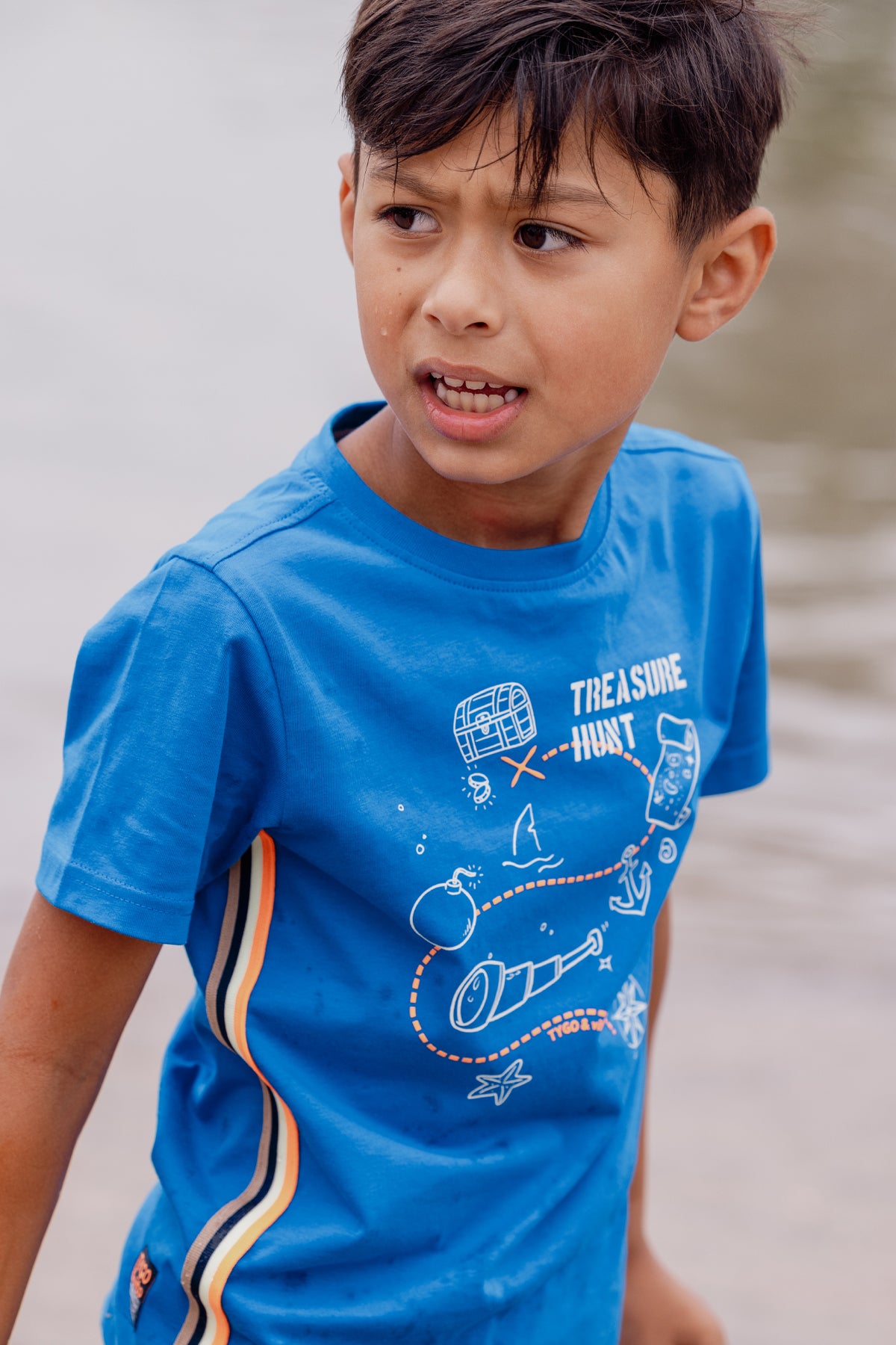 T-shirt Wessel Blauw