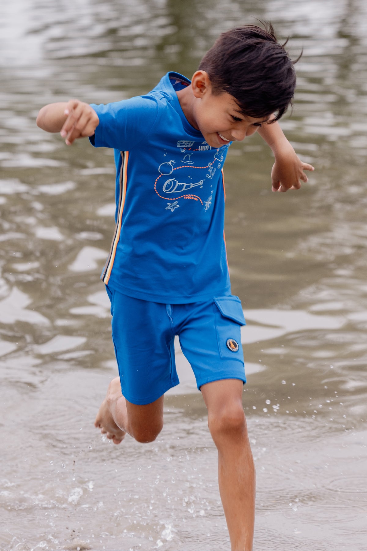 T-shirt Wessel Blauw