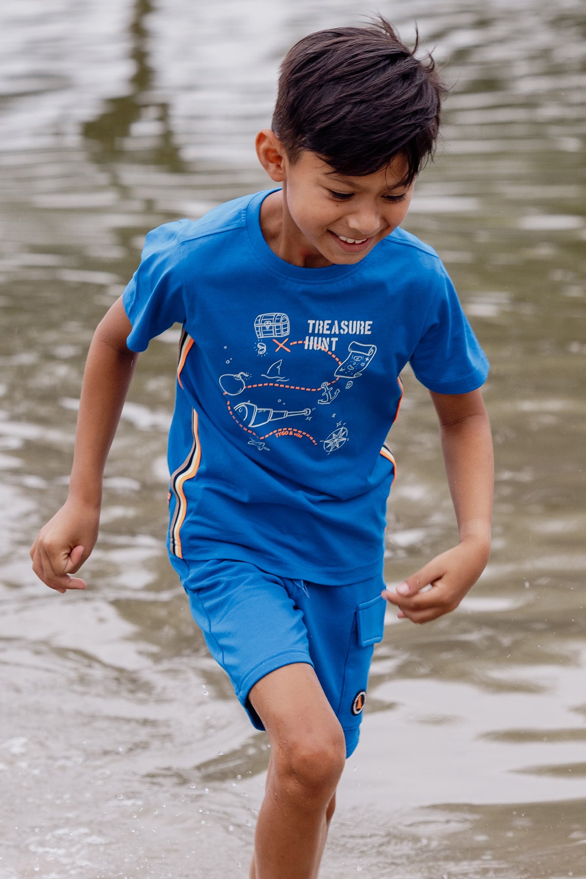 Sweatshorts Bruce Blauw