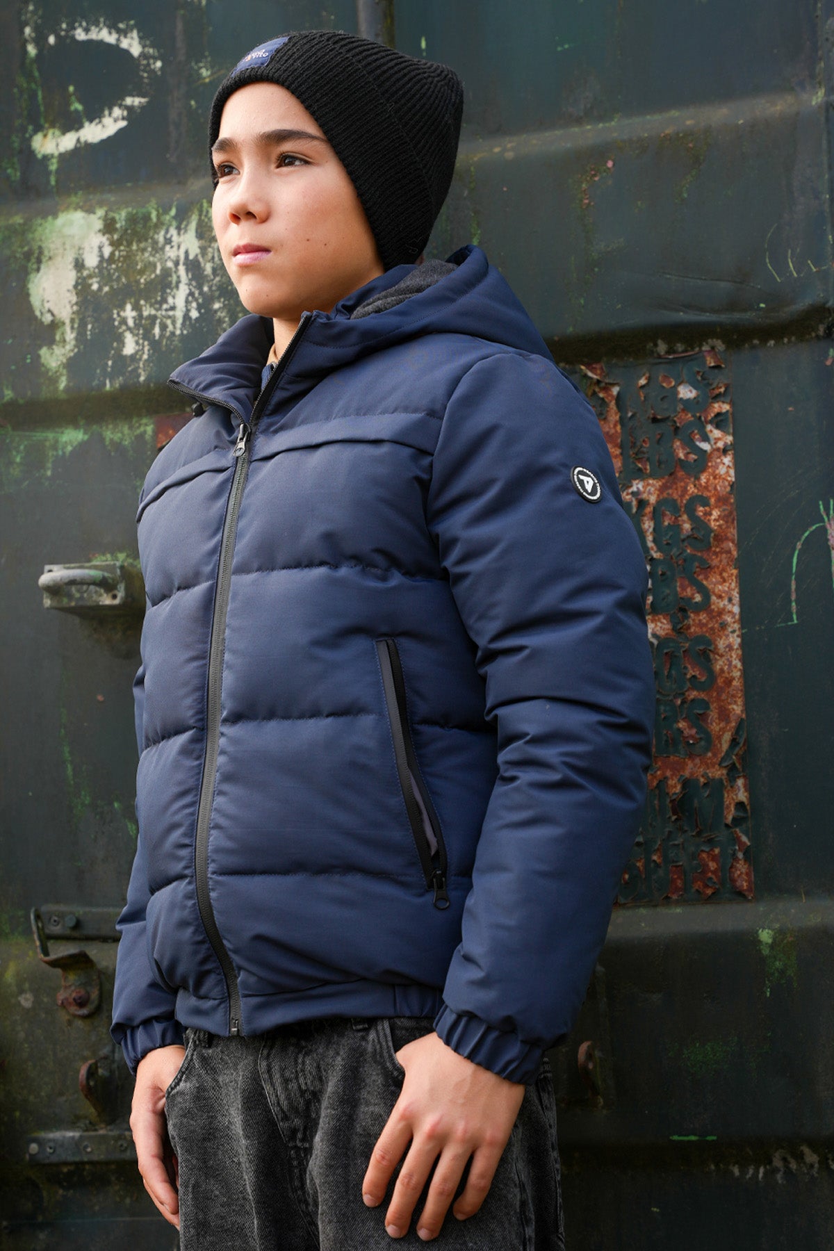 Jas Bart Donker Blauw