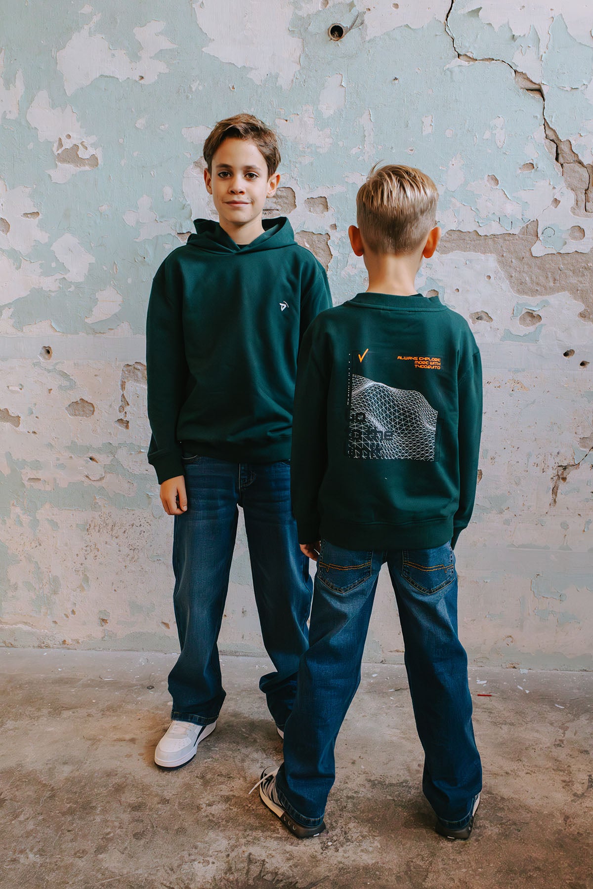 Sweater Nate Donker Groen