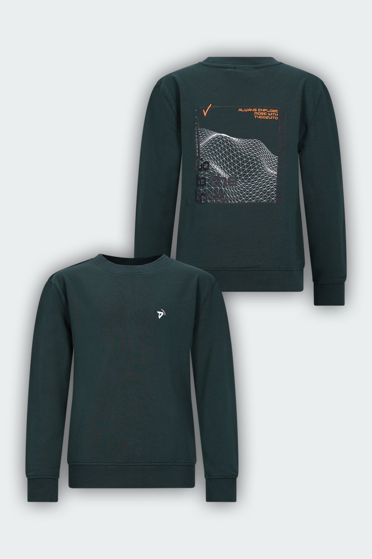 Sweater Nate Donker Groen