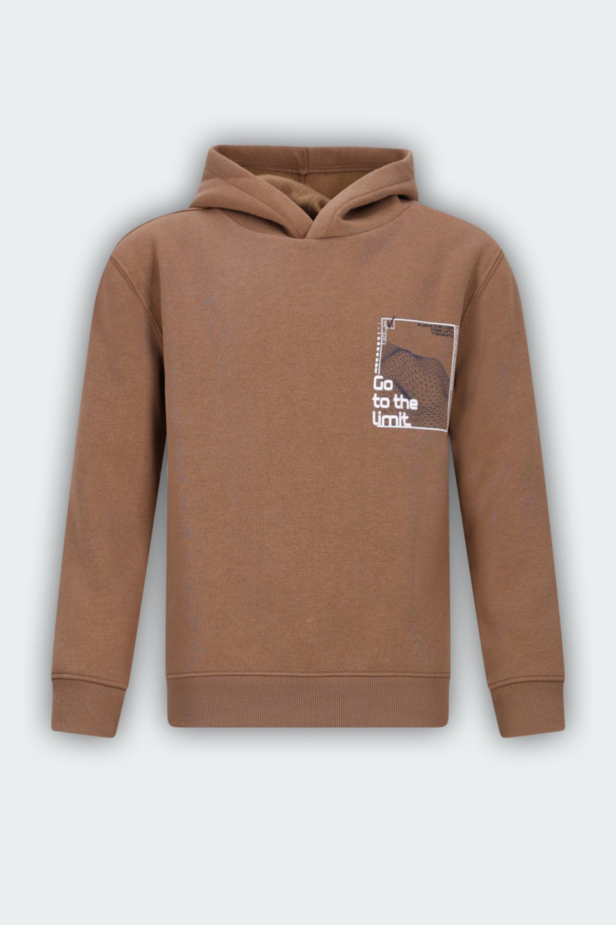 Hoodie Niall Licht Bruin