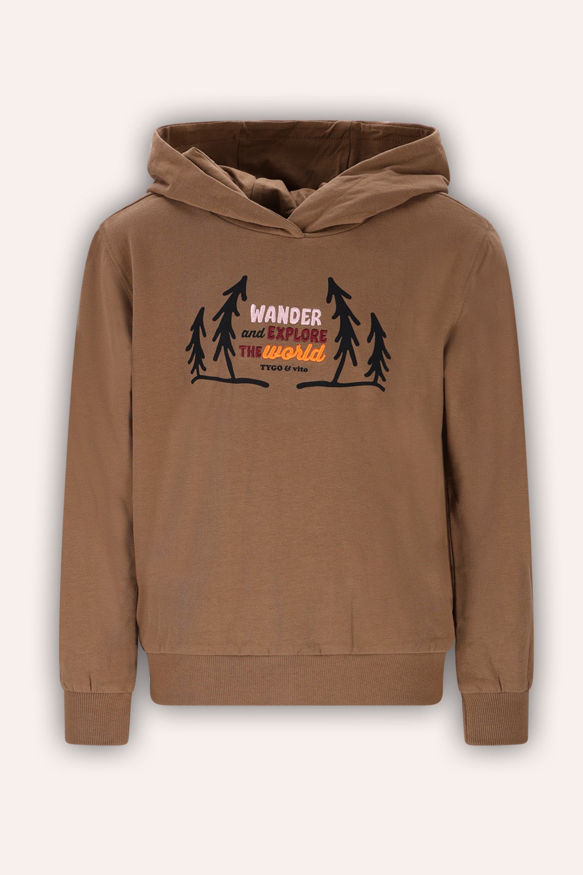 Hoodie Sky Licht Bruin