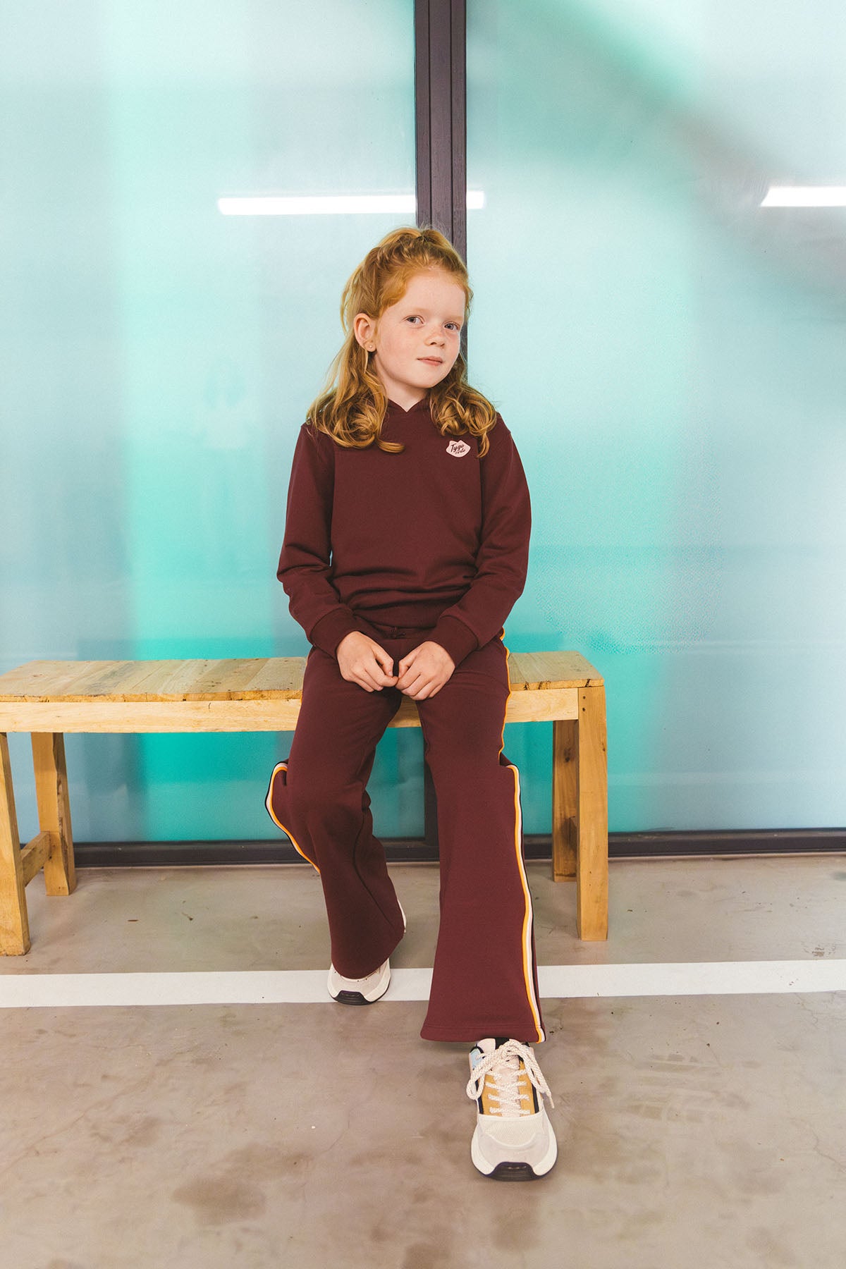 Hoodie Selma Donker Rood