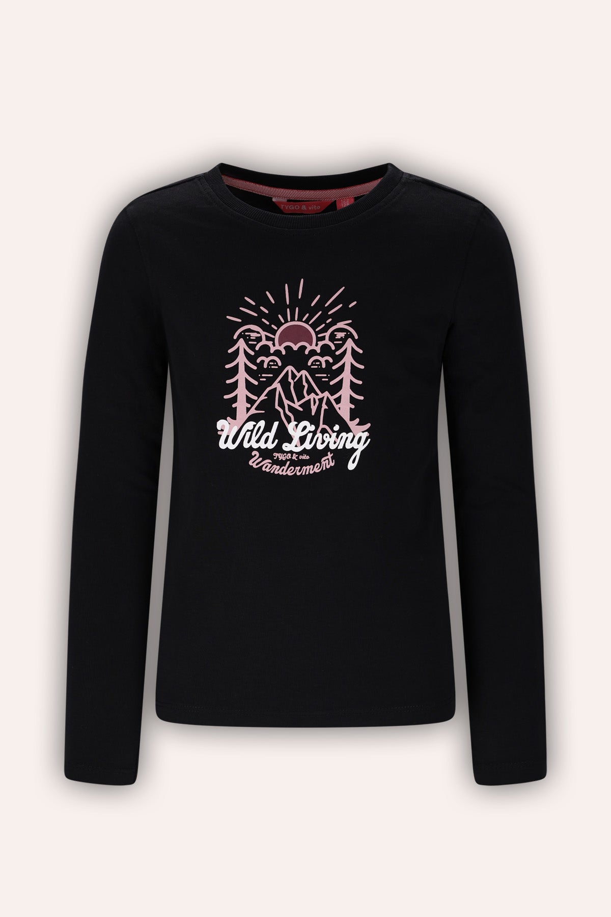 Girls Longsleeve Linde Zwart*