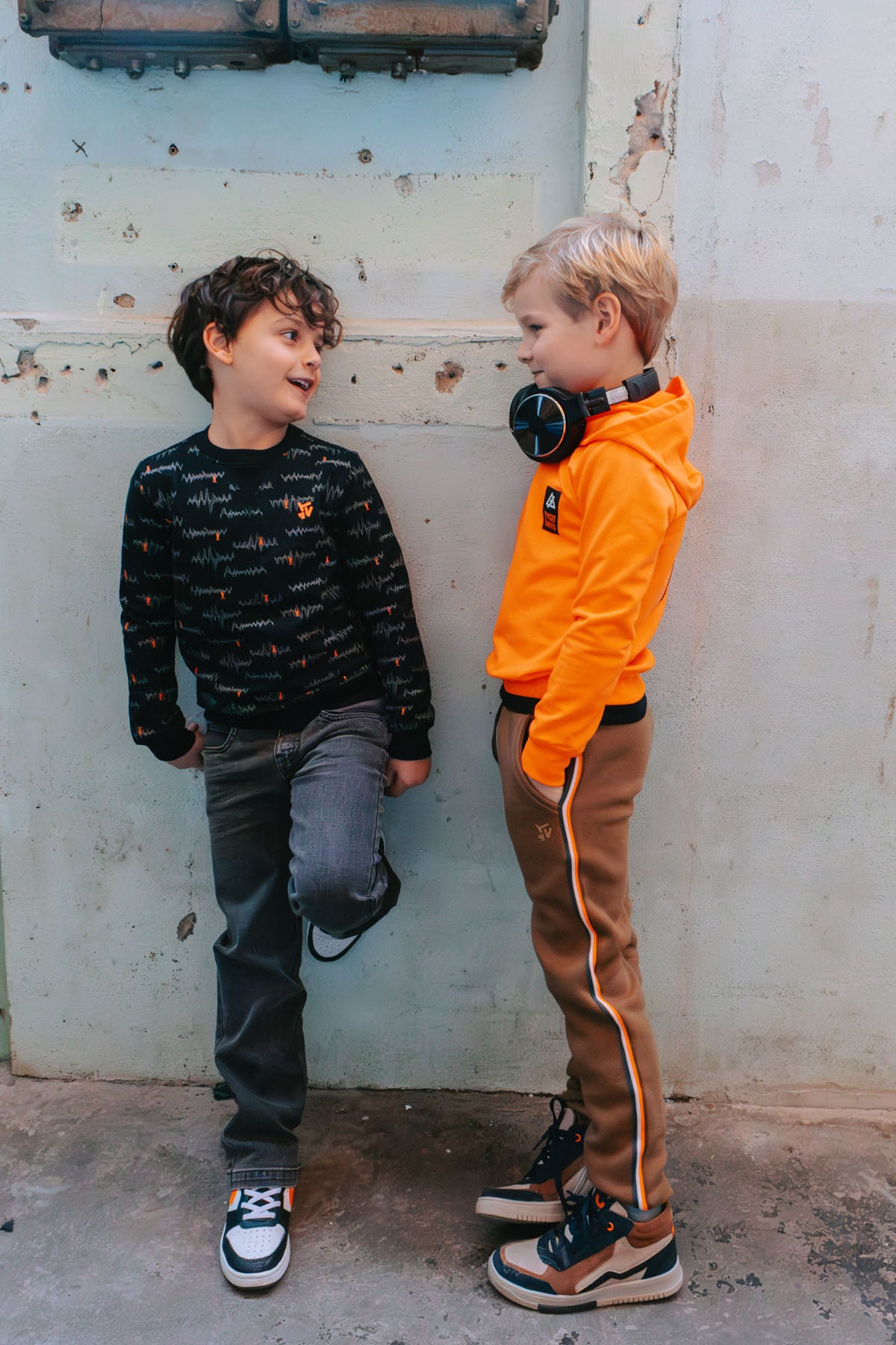 Hoodie Hank Neon Oranje