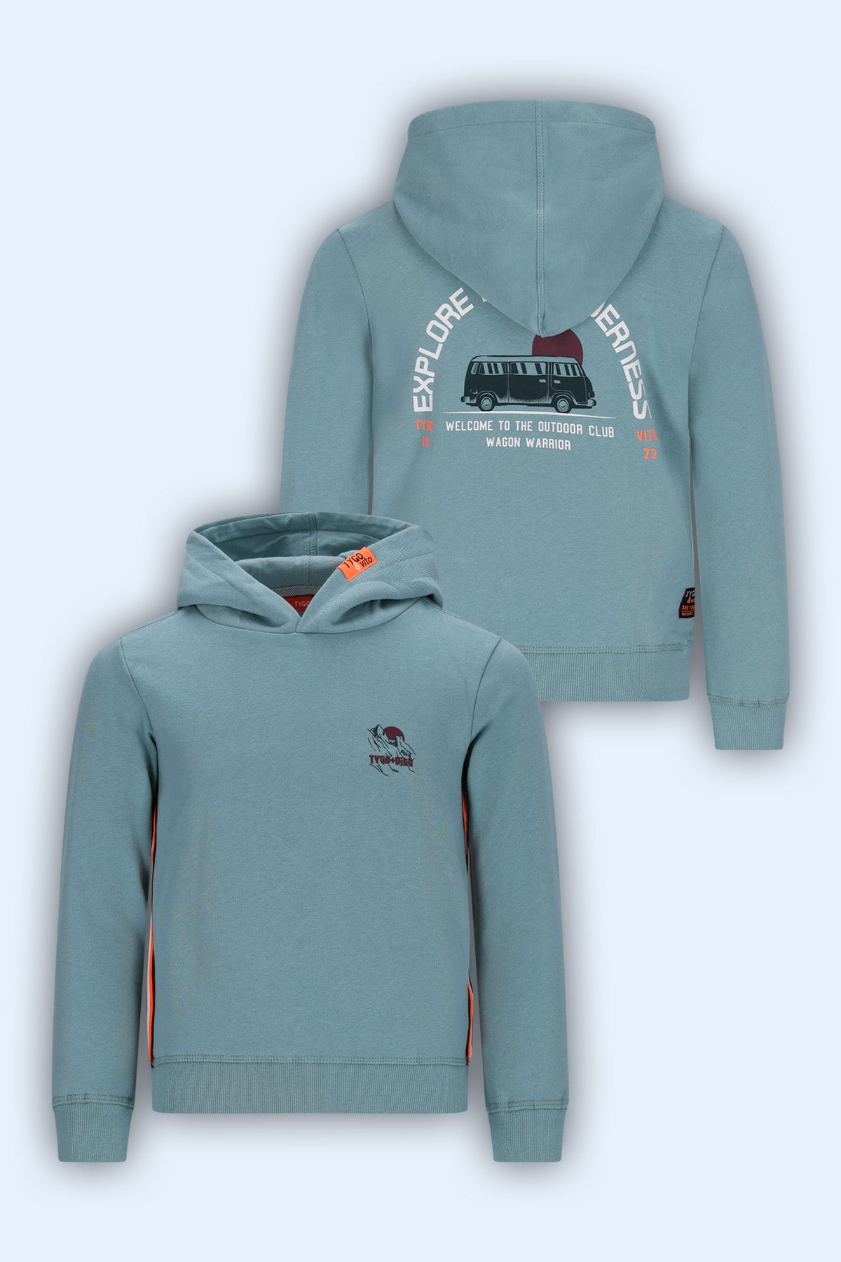 Hoodie Hank Licht Groen