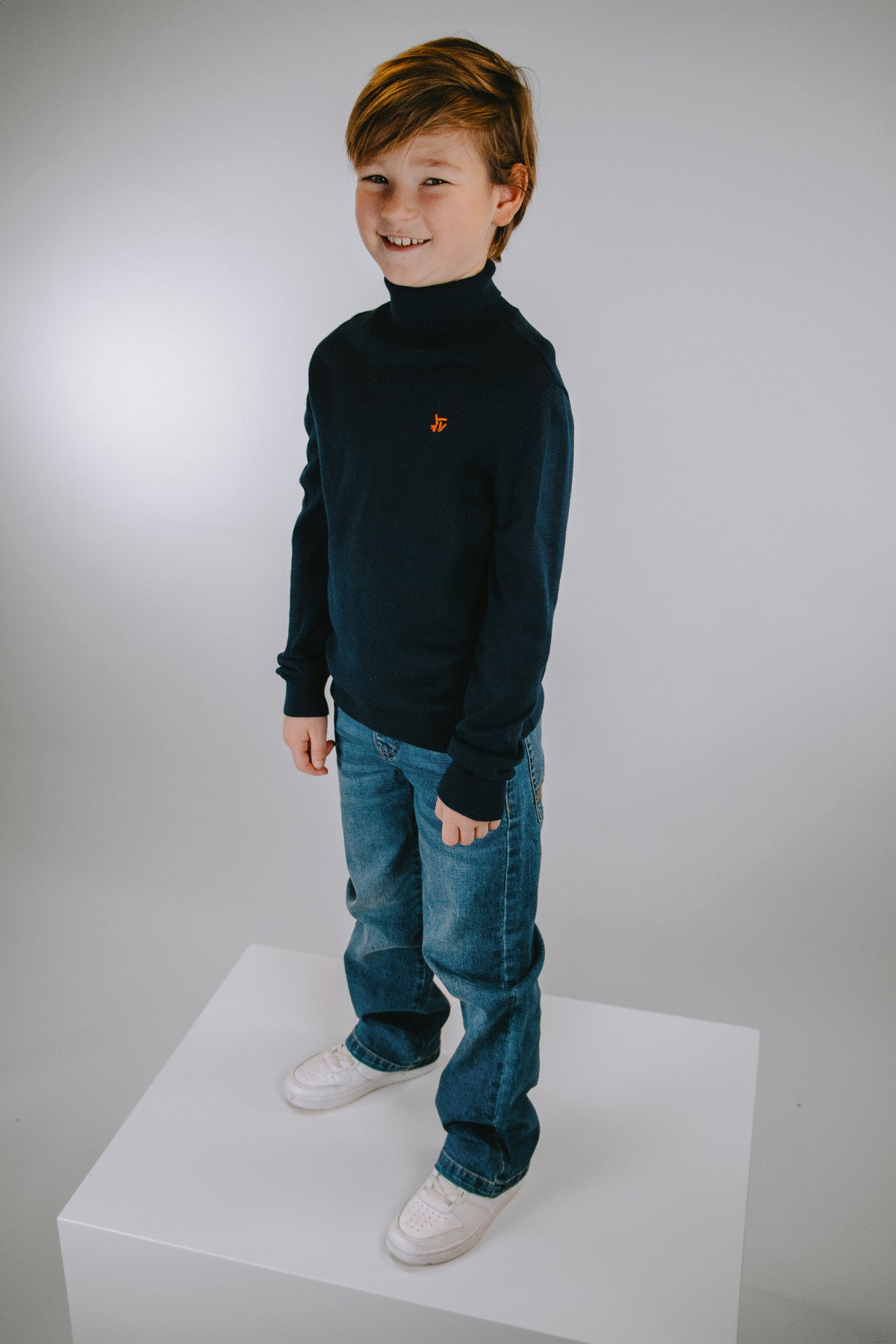 Kol trui Clint Donker Blauw