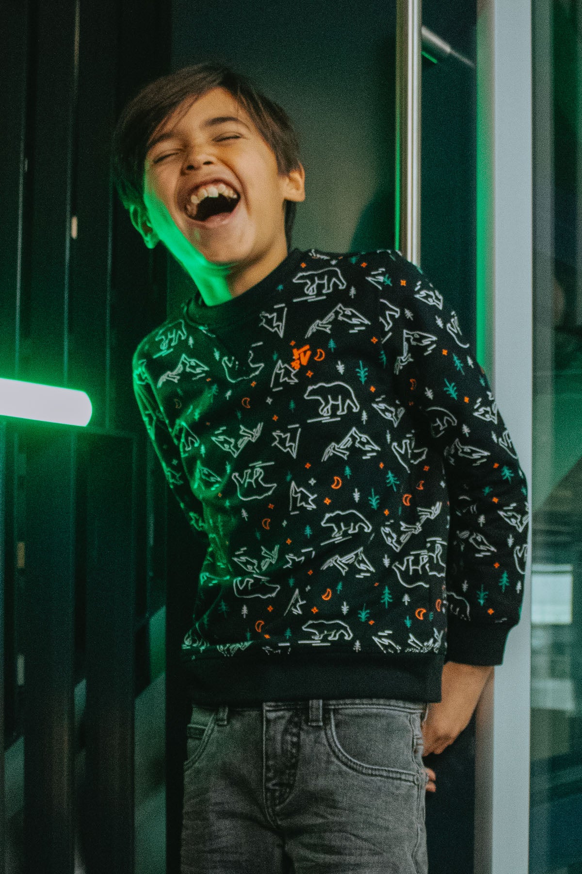 Kersttrui Senna Zwart Boys