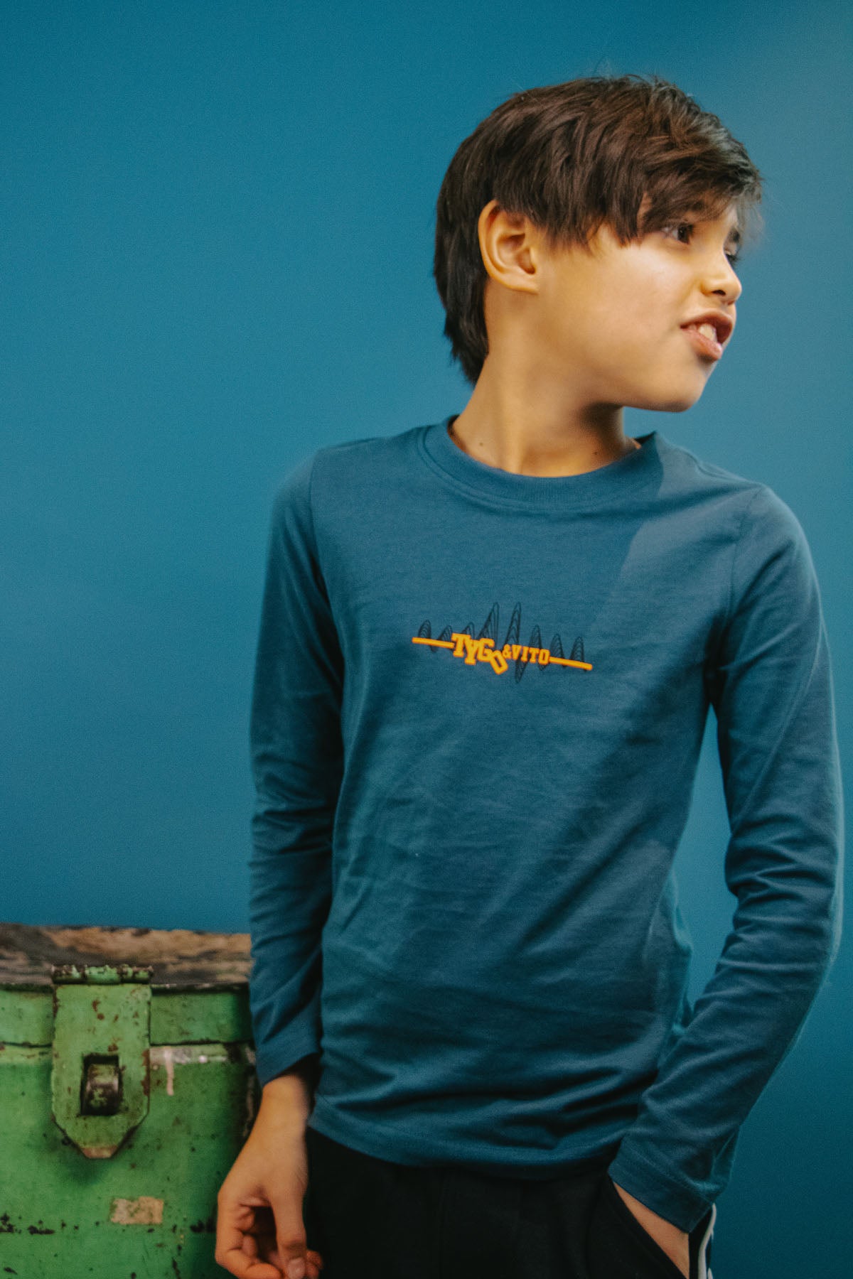 Longsleeve Mees Groen