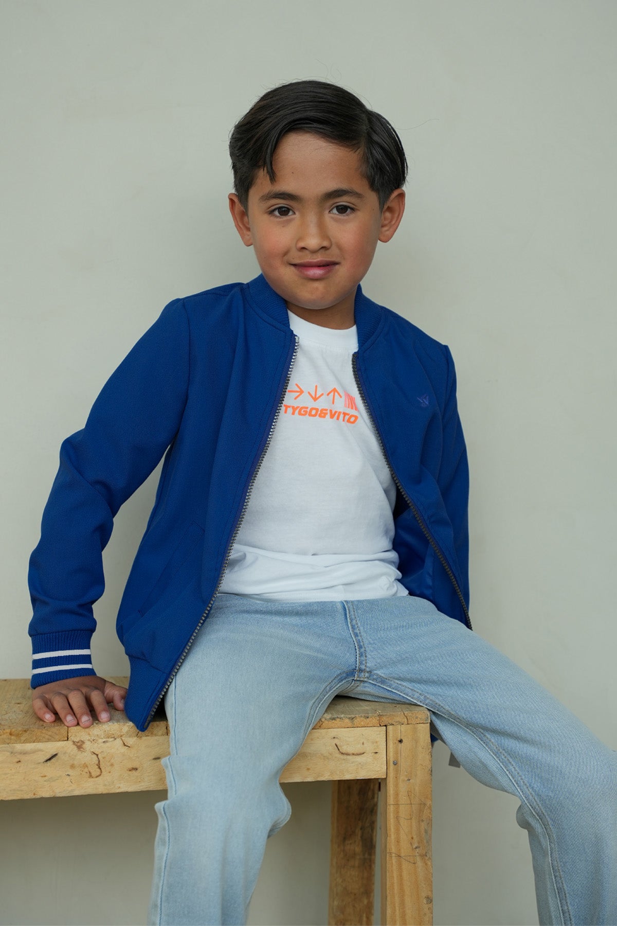 Tygo Bomber Greg Blauw