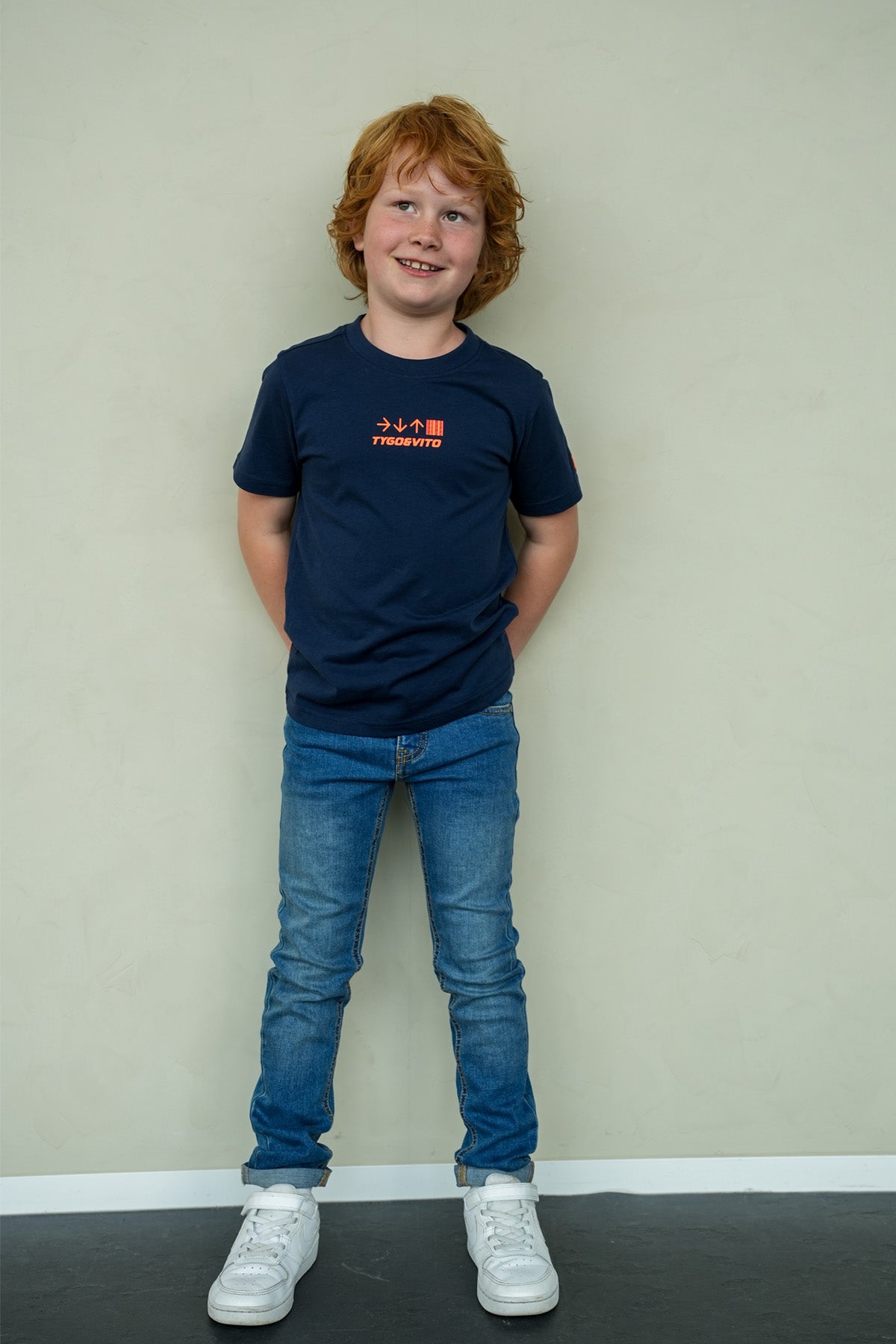 Tygo T-shirt Tein Navy