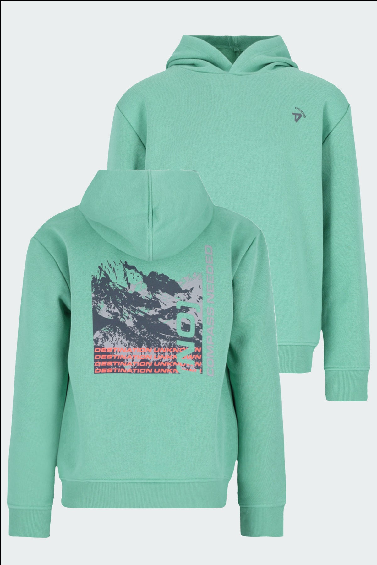 Hoodie Nigel Blue-Green