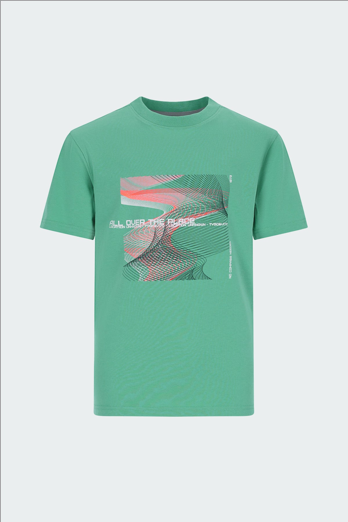 TYGO & vito T-shirt DEX Blauwgroen