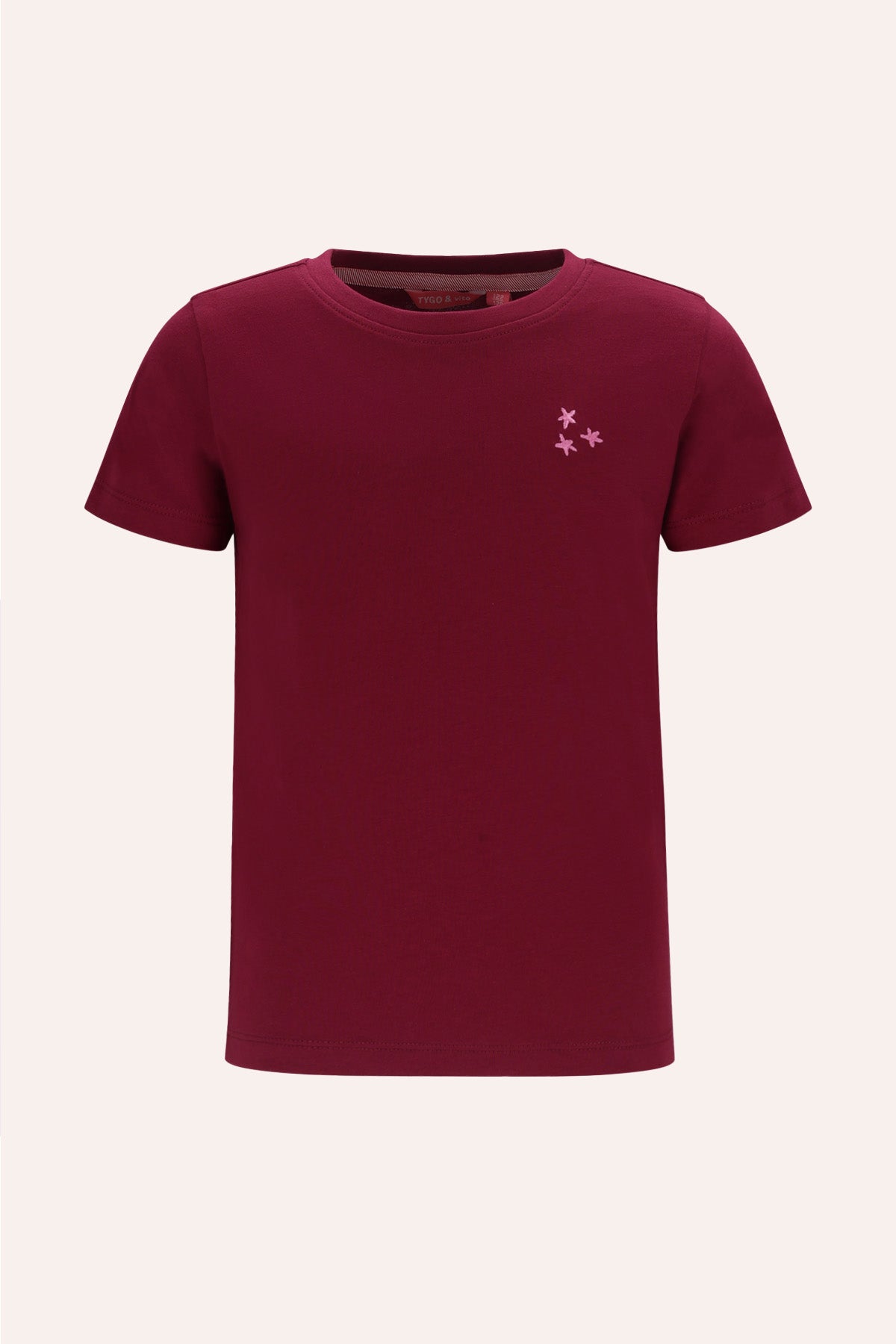 T-shirt Tess Donker Rood