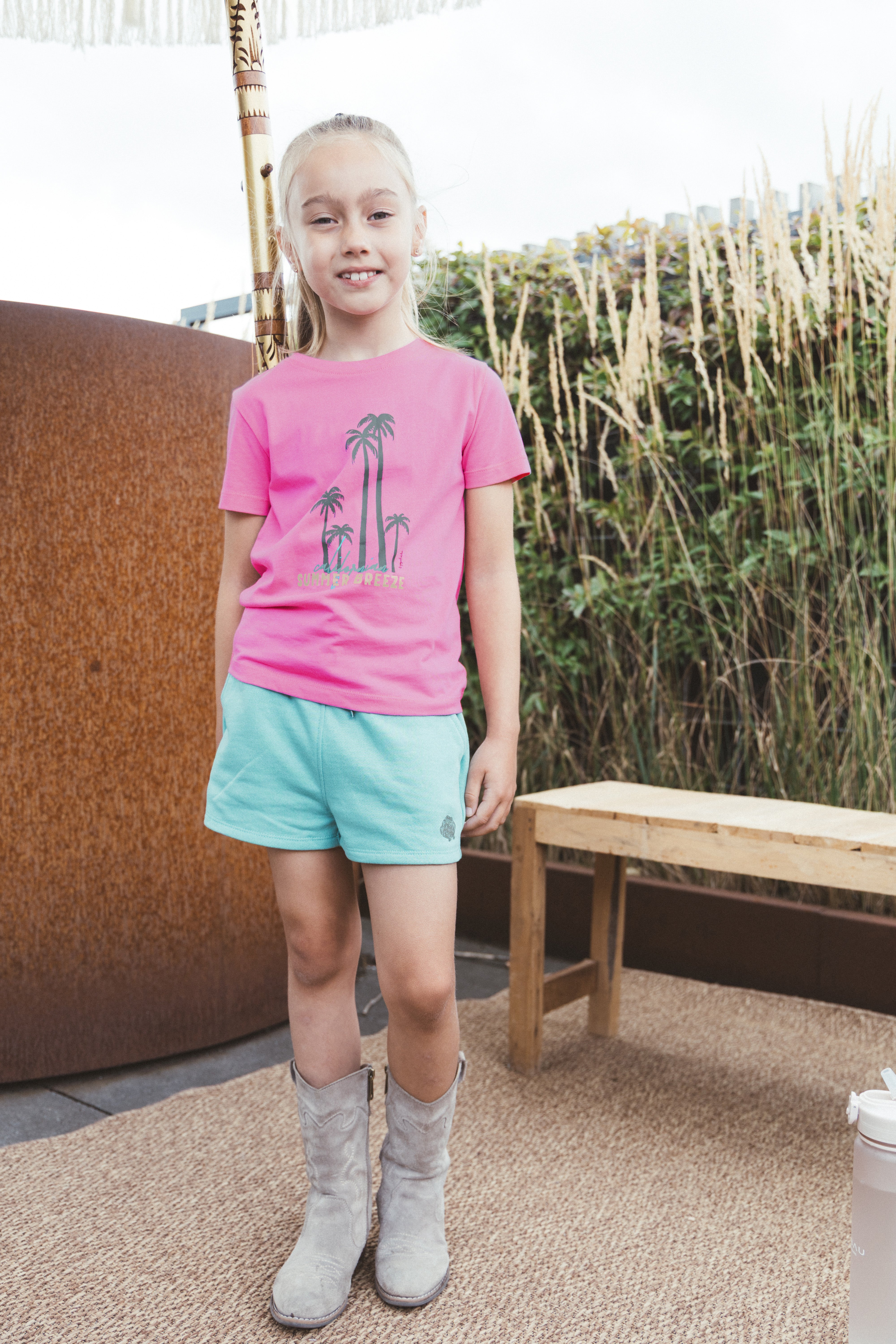 Sweatshort Bibi Blauwgroen