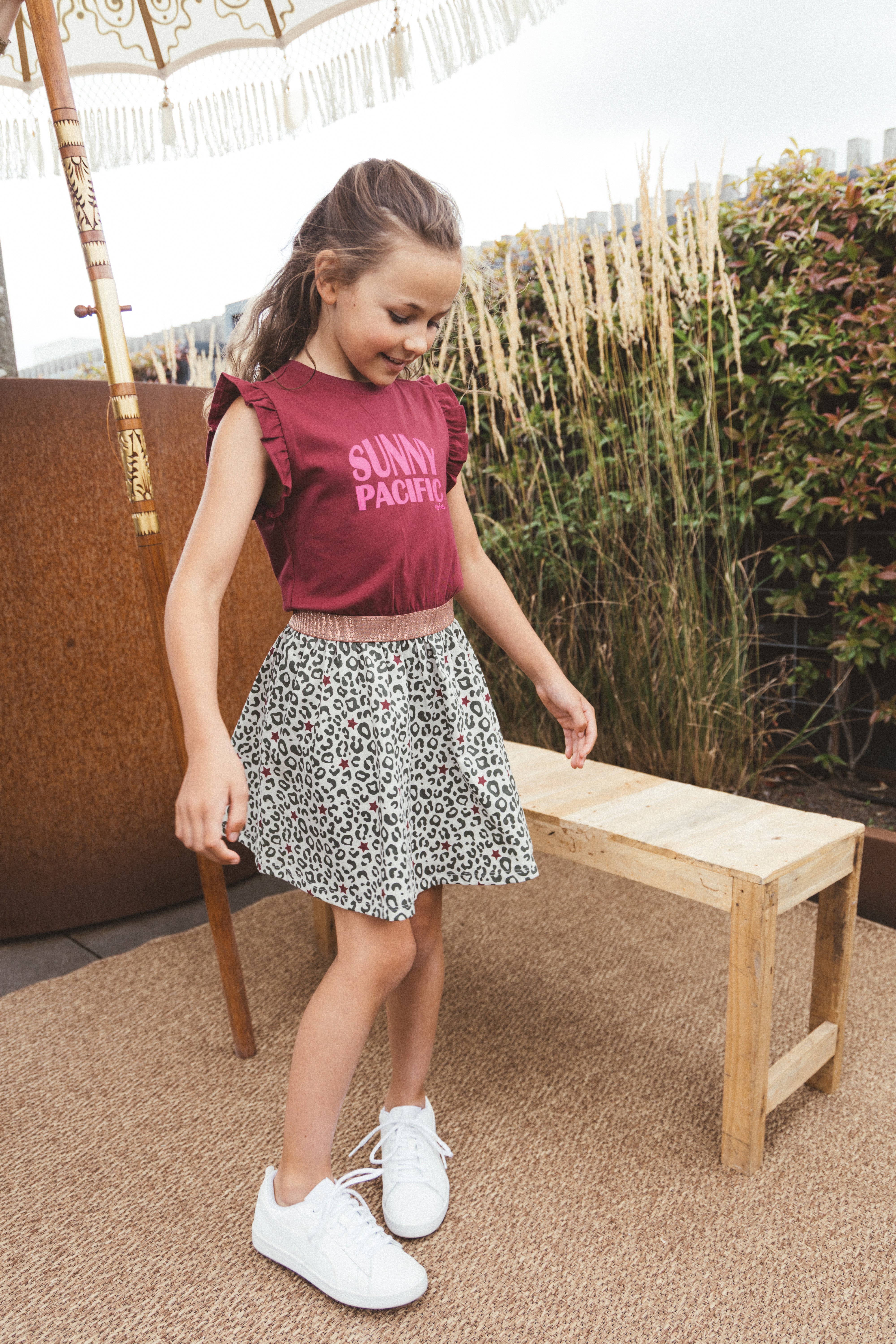 Dress Jess Donker Rood