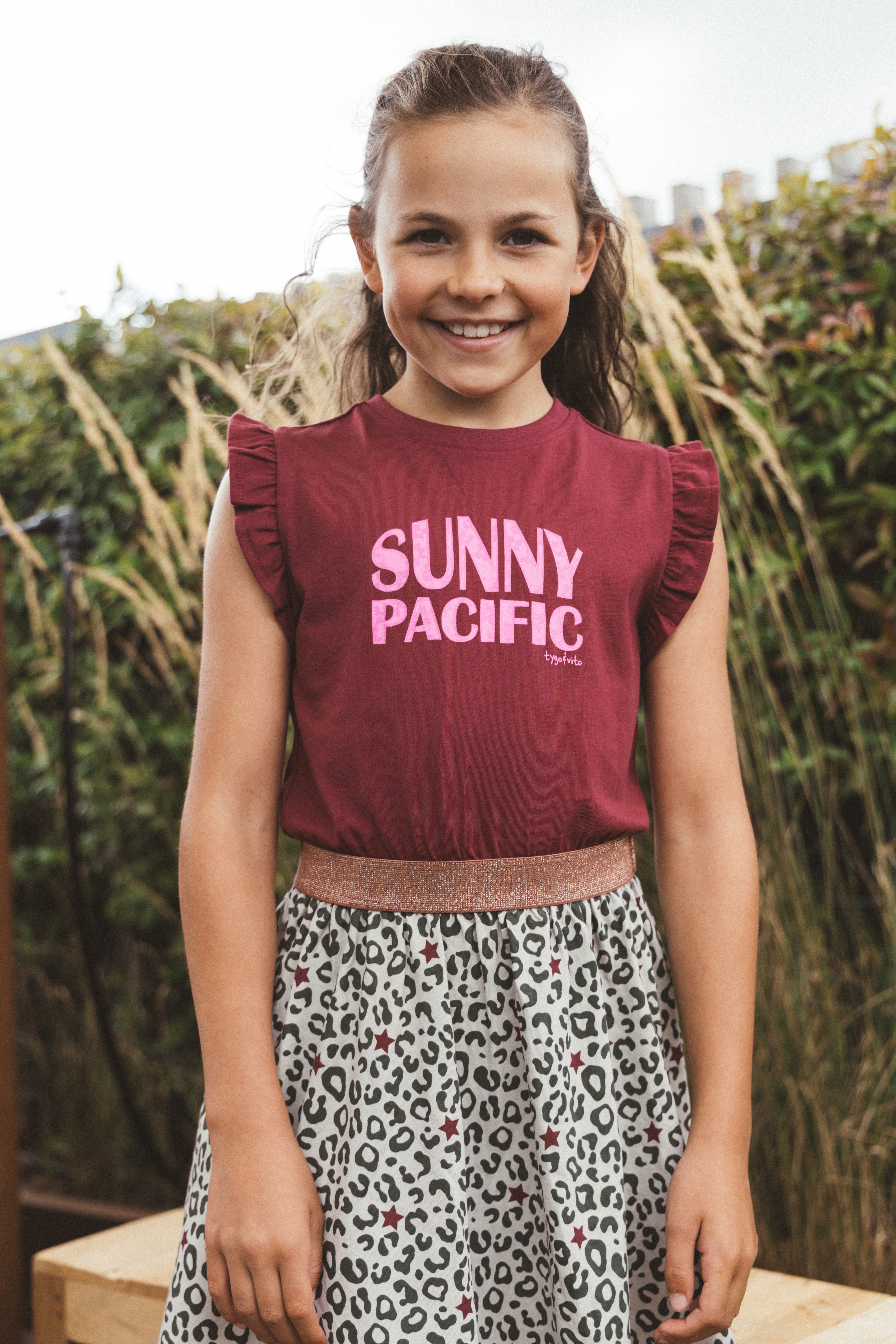 Dress Jess Donker Rood