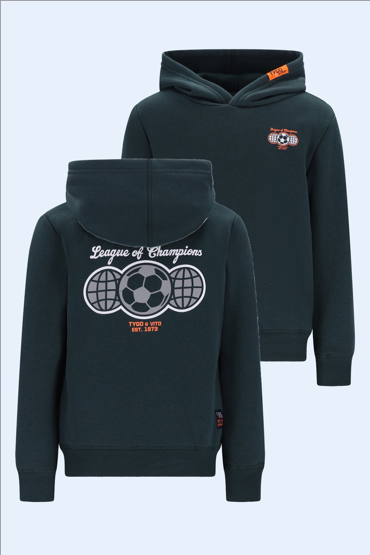 Hoodie Hank Donkergroen