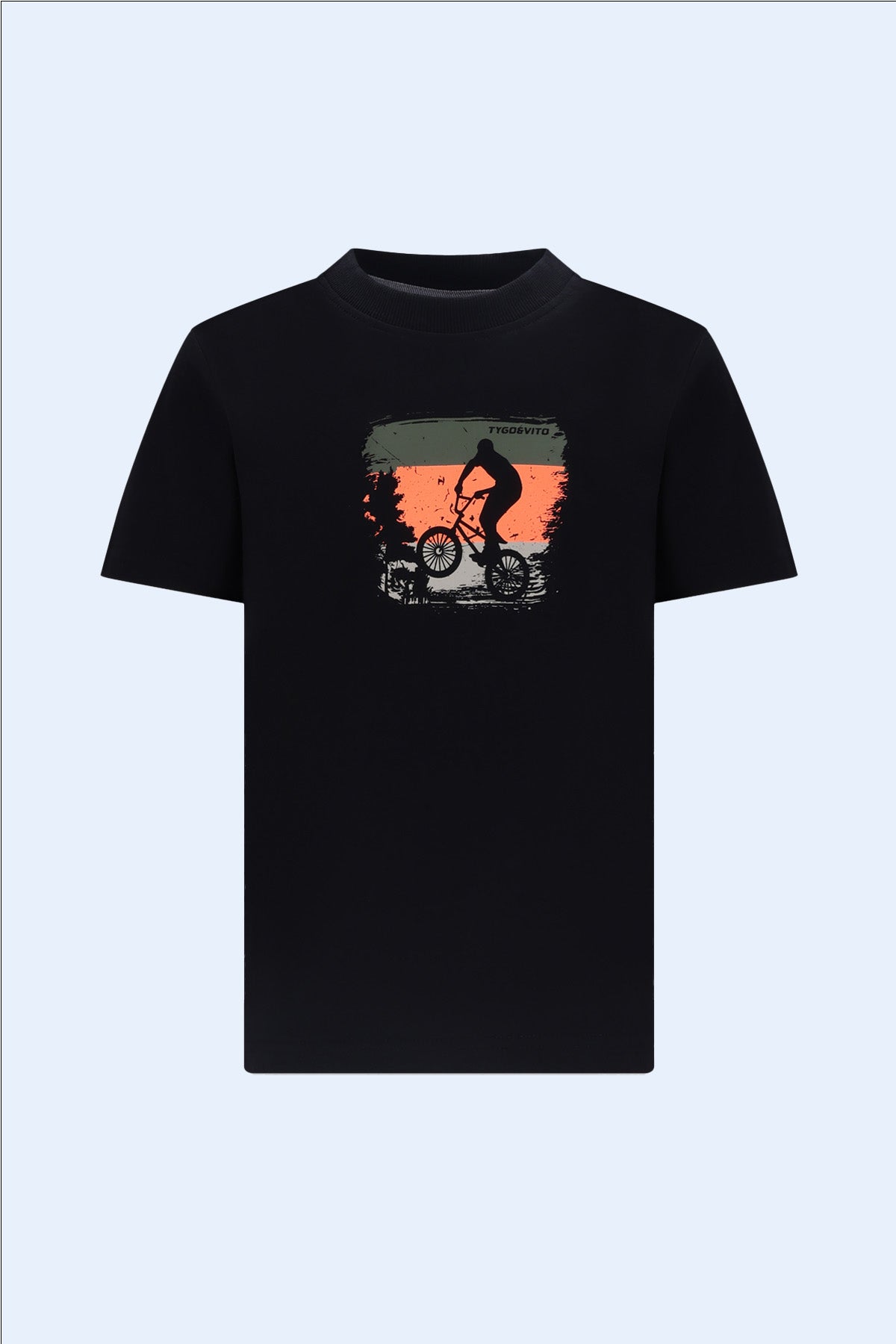TYGO & vito T-shirt JAIMY Zwart