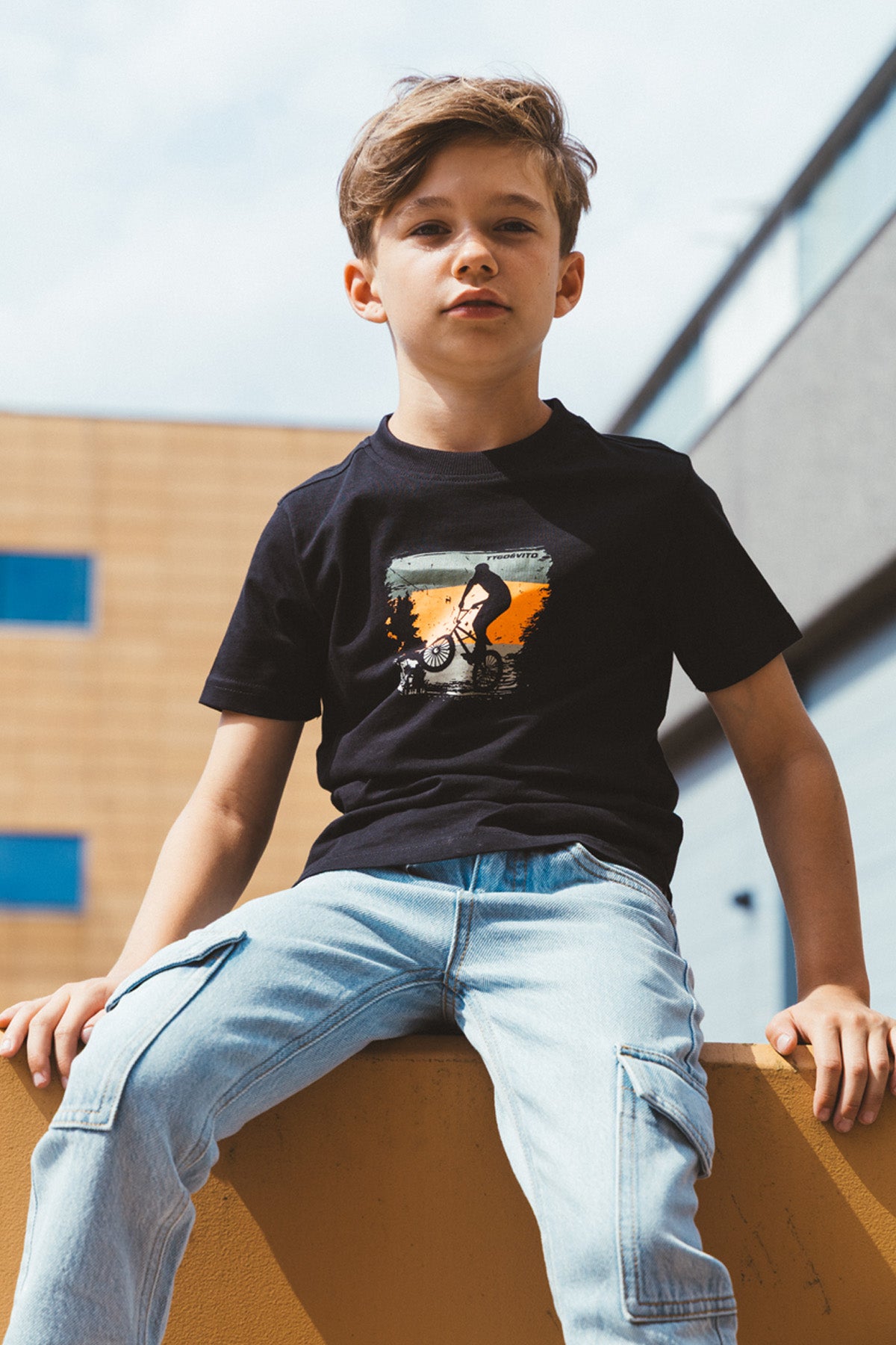 TYGO & vito T-shirt JAIMY Zwart