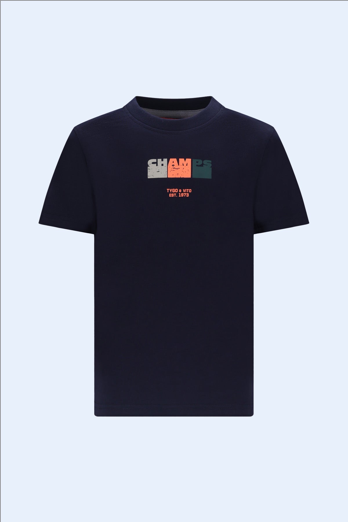 T-shirt Jaimy Navy Blauw